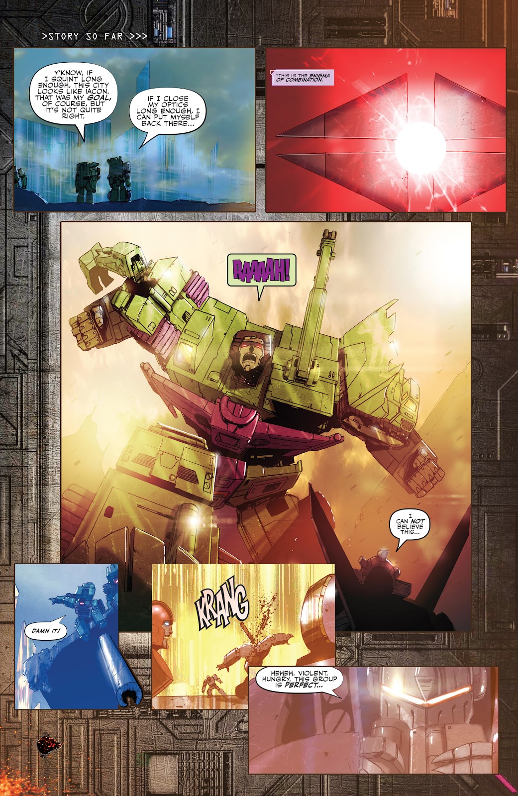 Read online Transformers Galaxies comic Issue 2