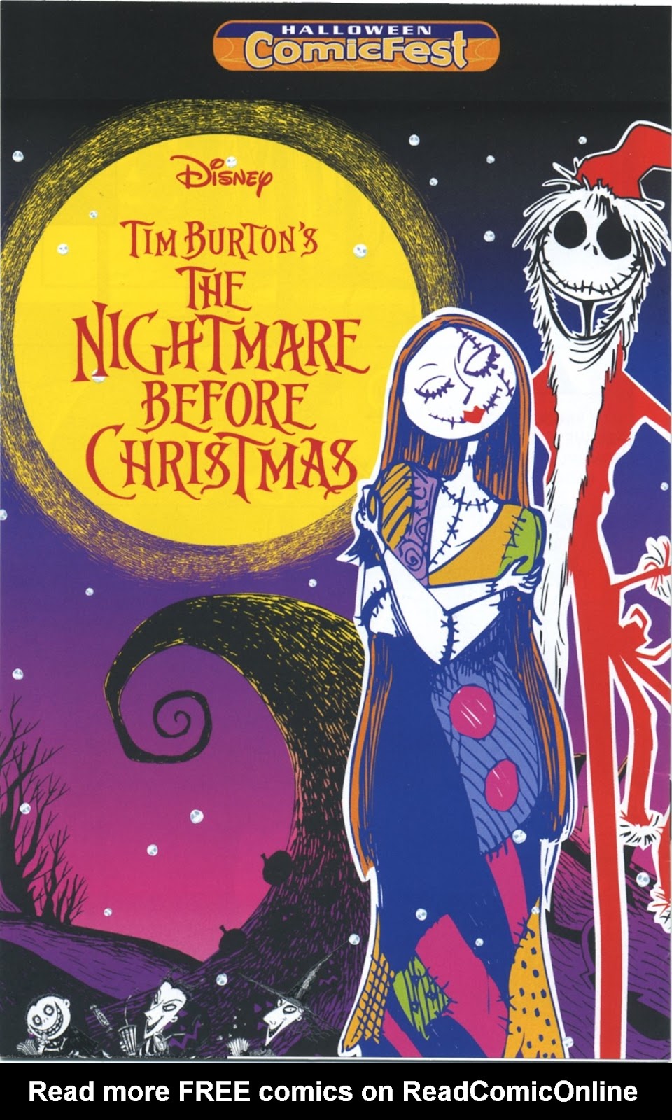 Tim Burton's The Nightmare Before Christmas Halloween ComicFest issue Full - Page 1