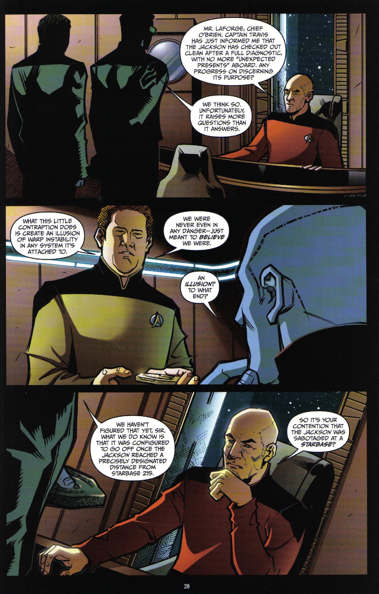 Star Trek: The Next Generation: Intelligence Gathering Issue #3 #3 - English 22