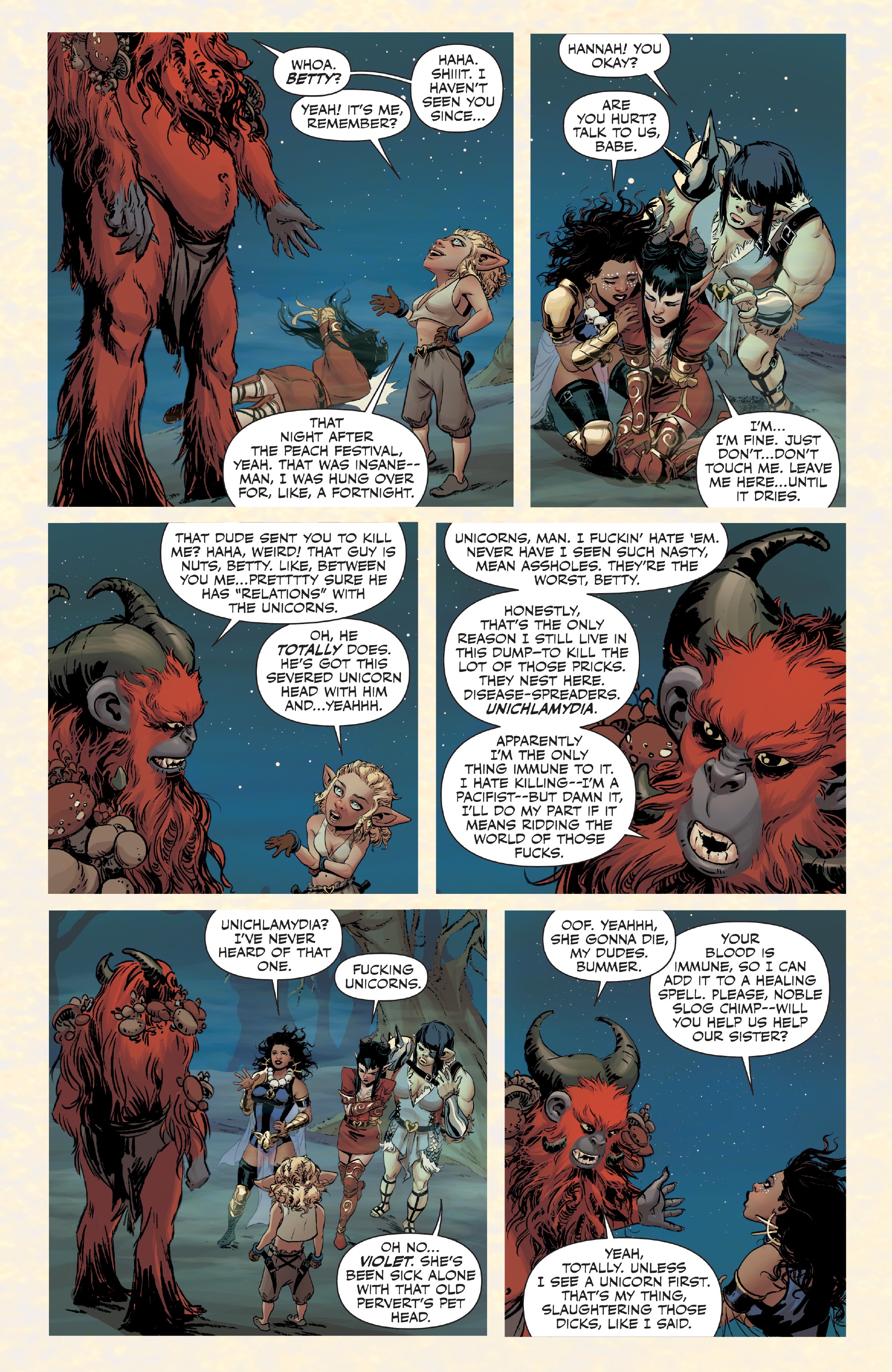 Read online Rat Queens Special: Swamp Romp comic -  Issue # Full - 15