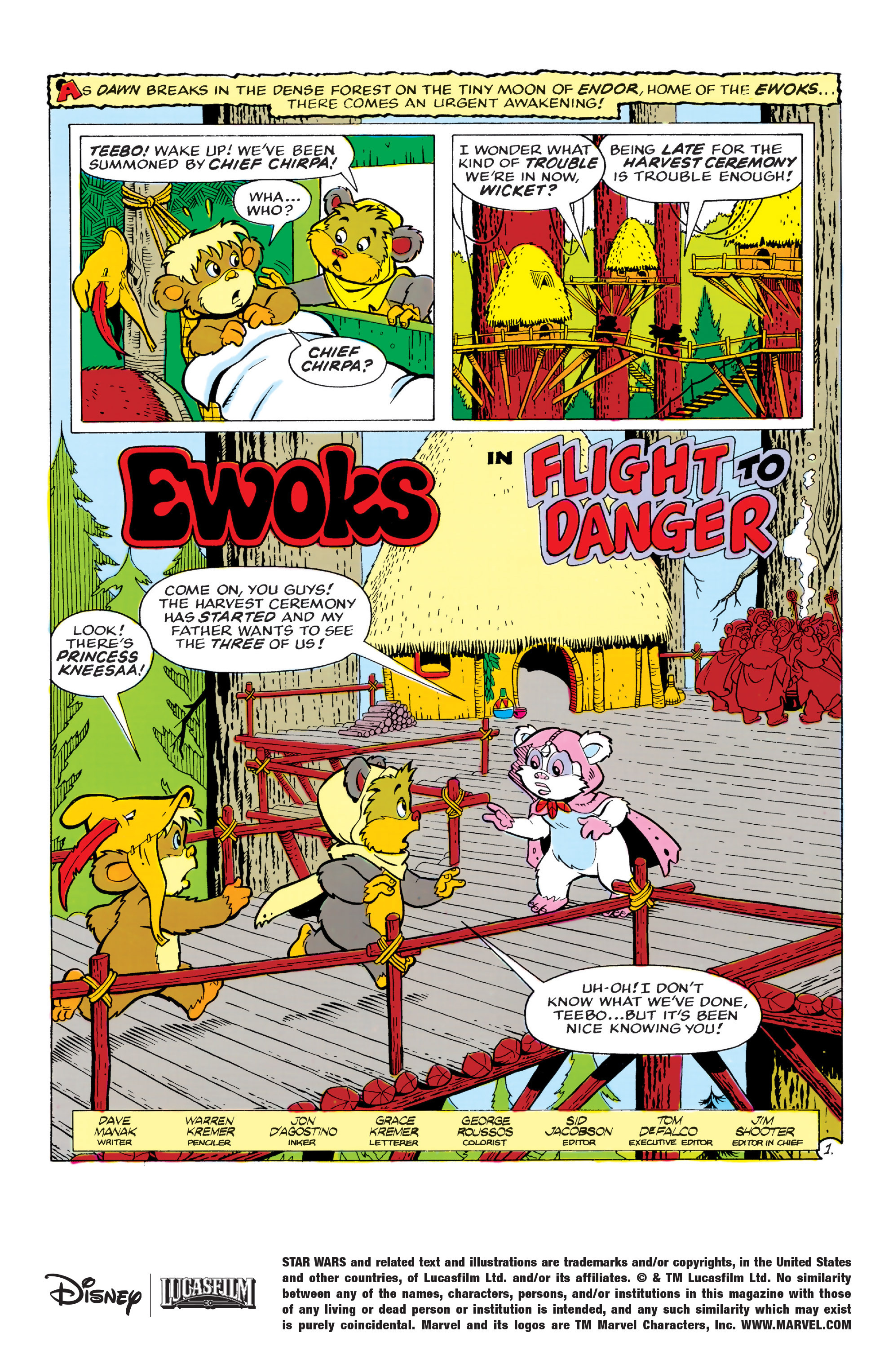 Read online Ewoks comic -  Issue #3 - 2