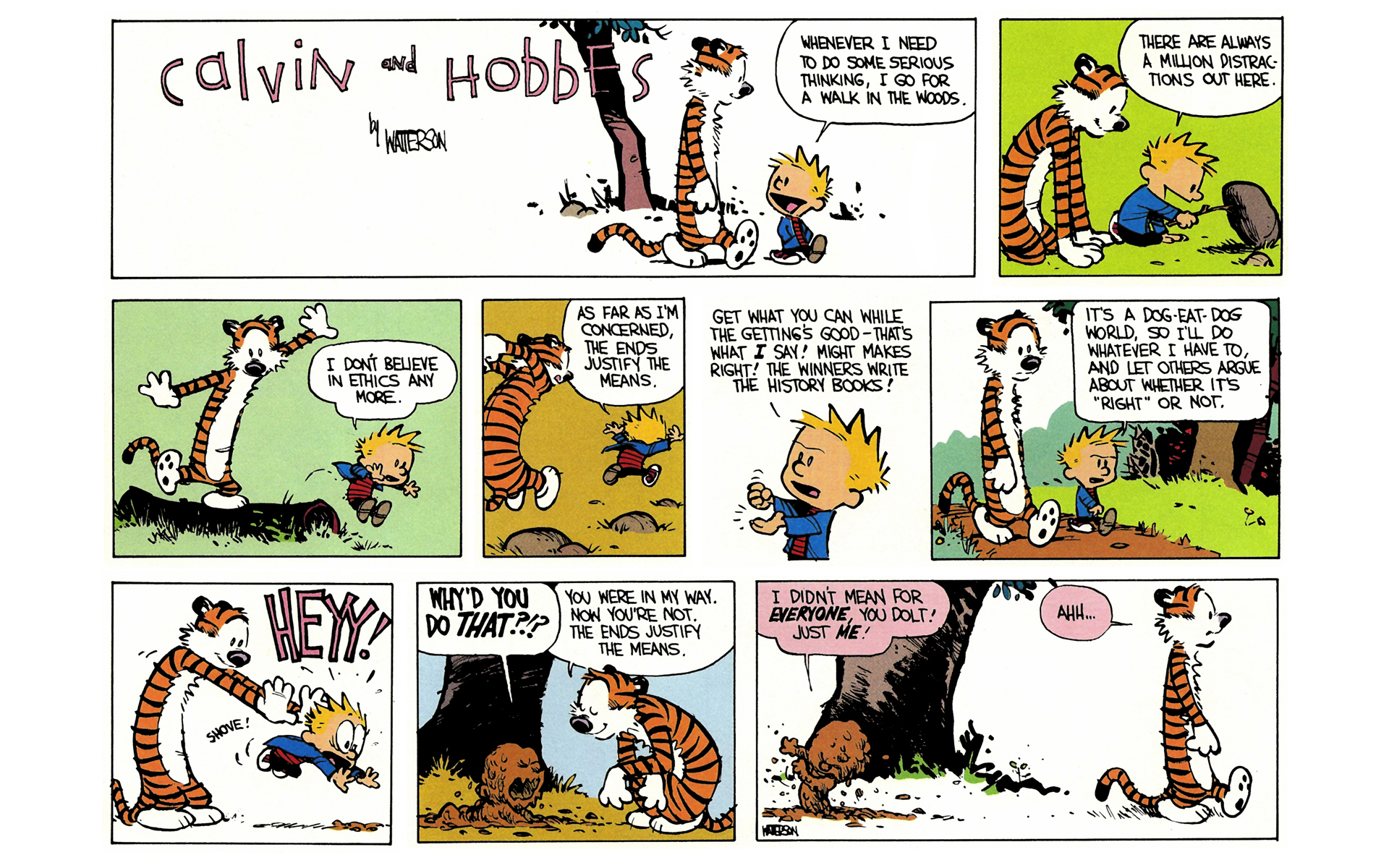 Read online Calvin and Hobbes comic -  Issue #5 - 87