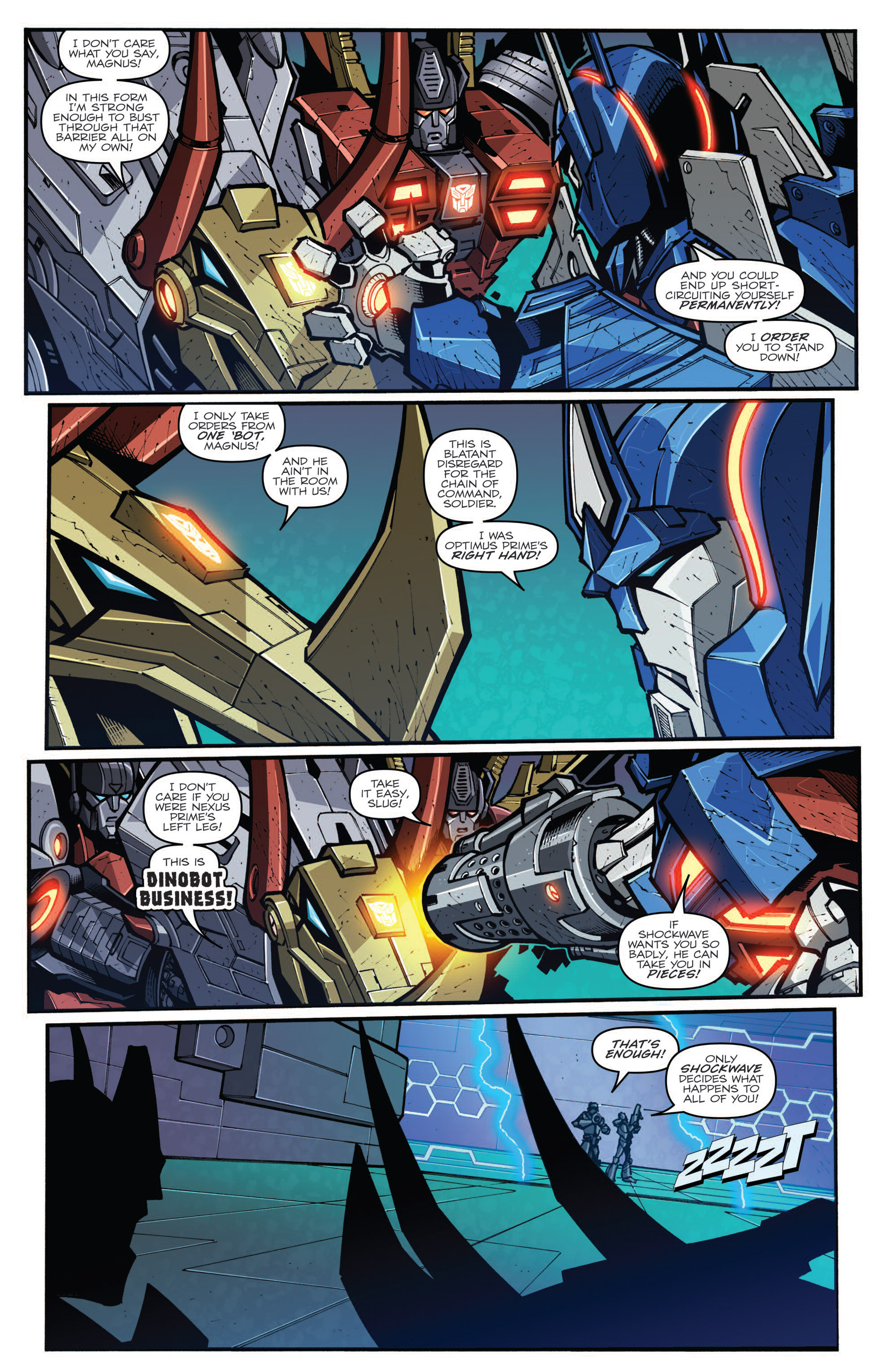Read online The Transformers Prime: Rage of the Dinobots comic -  Issue #4 - 14
