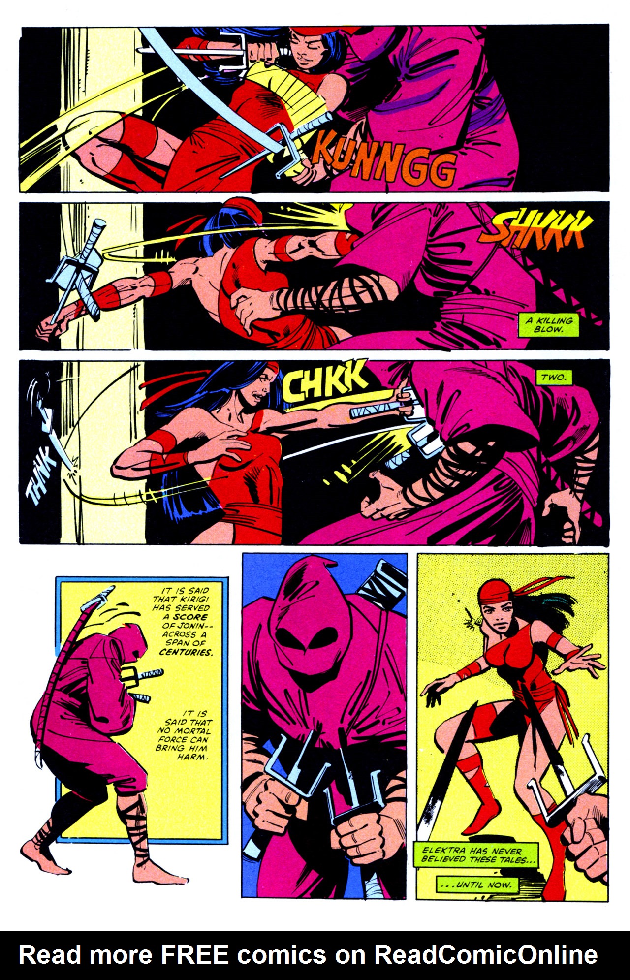 Read online The Elektra Saga comic -  Issue #2 - 31