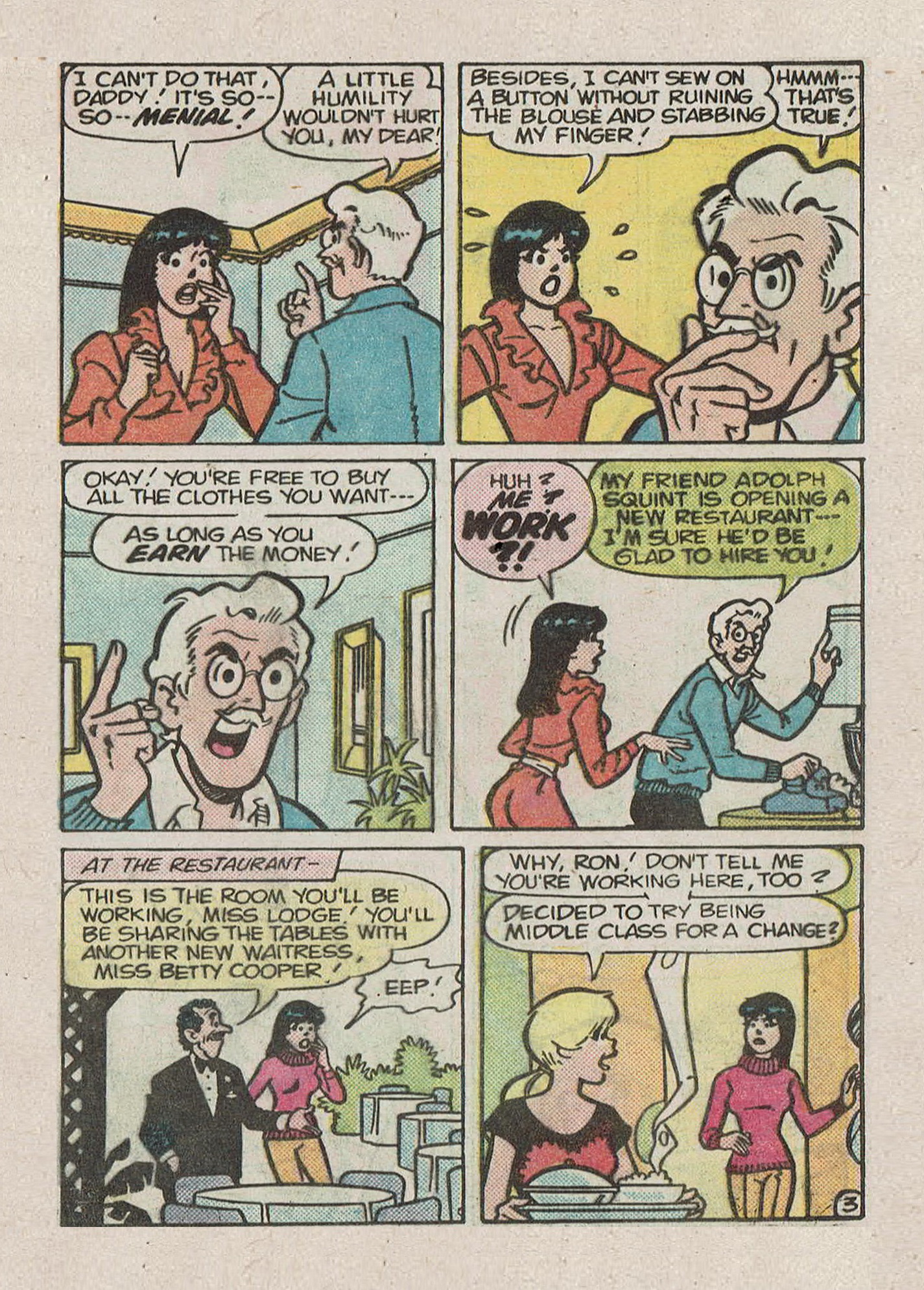 Read online Betty and Veronica Digest Magazine comic -  Issue #34 - 44