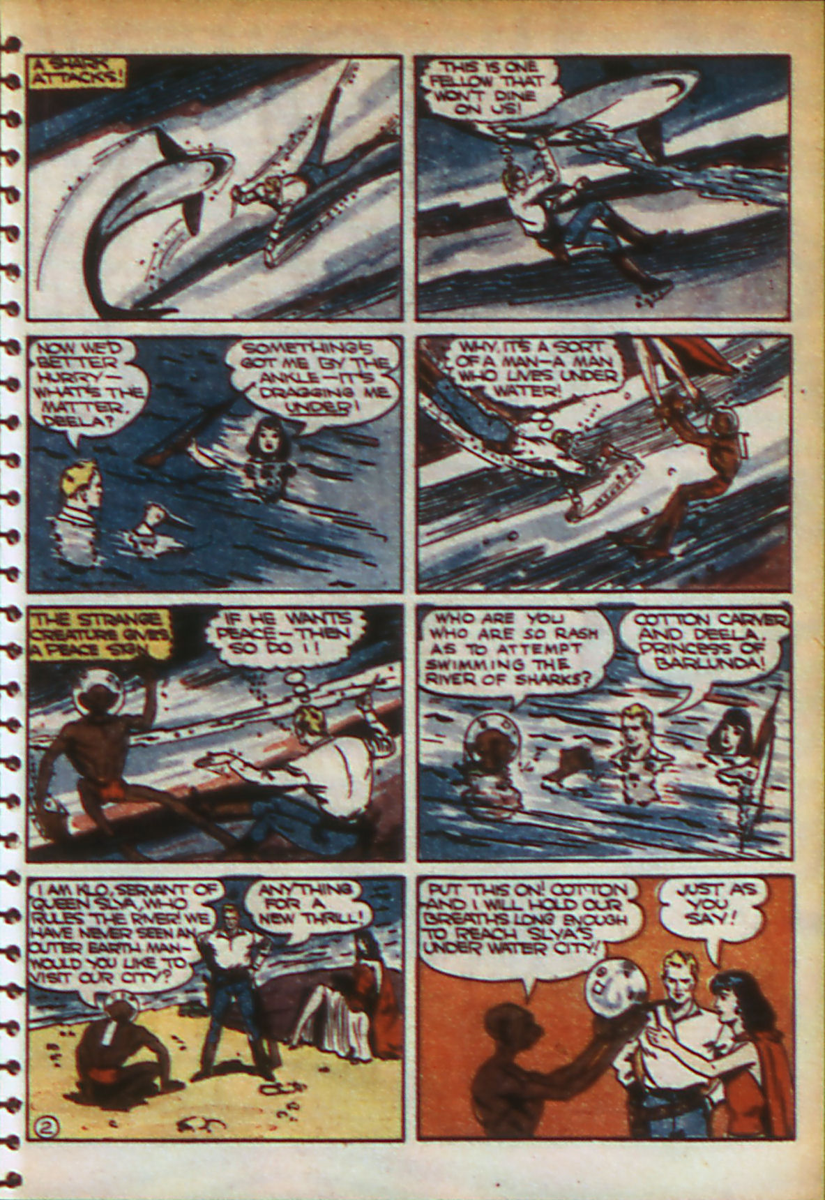Read online Adventure Comics (1938) comic -  Issue #56 - 34