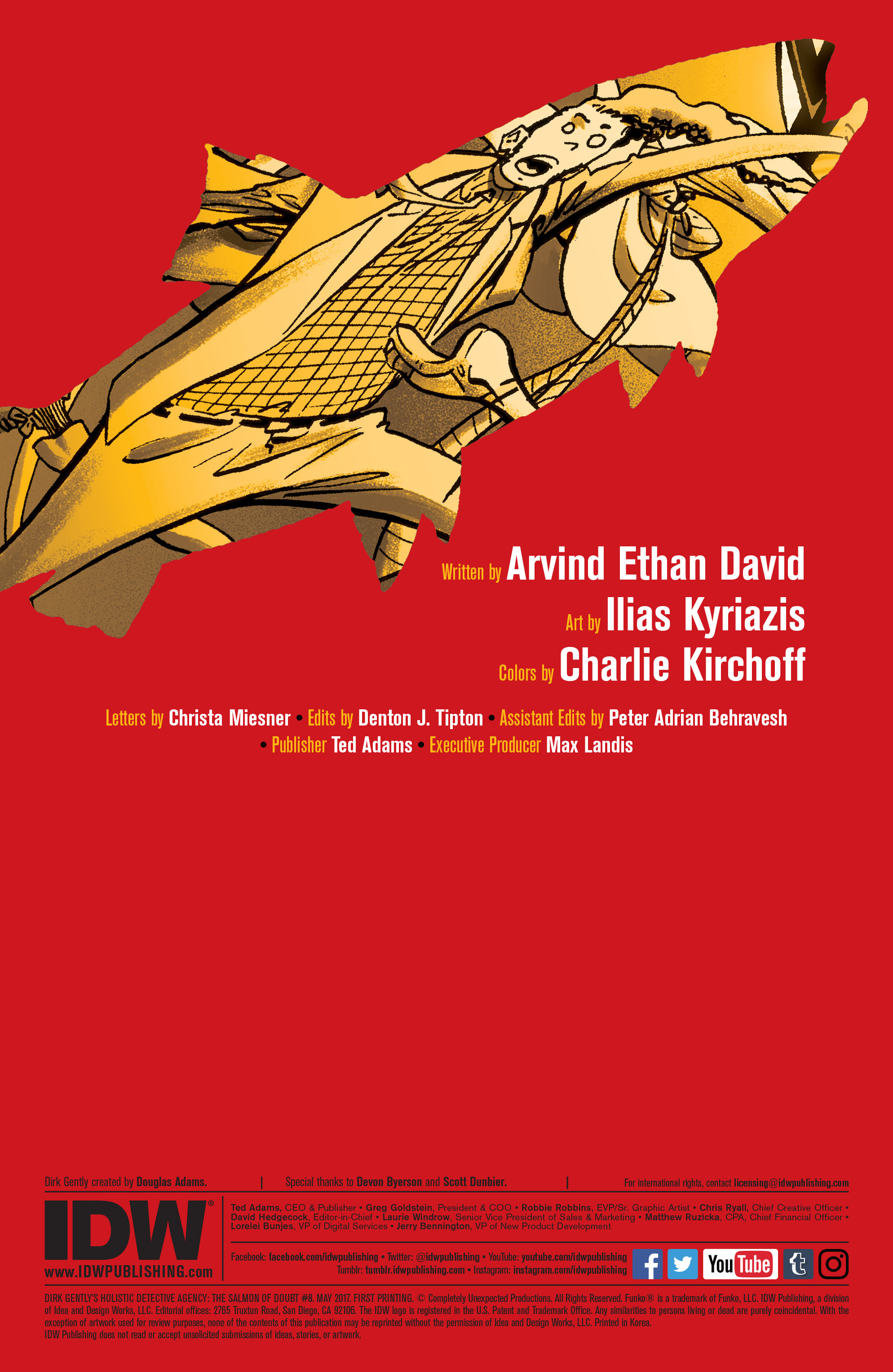 Read online Dirk Gently's Holistic Detective Agency: The Salmon of Doubt comic -  Issue #8 - 2