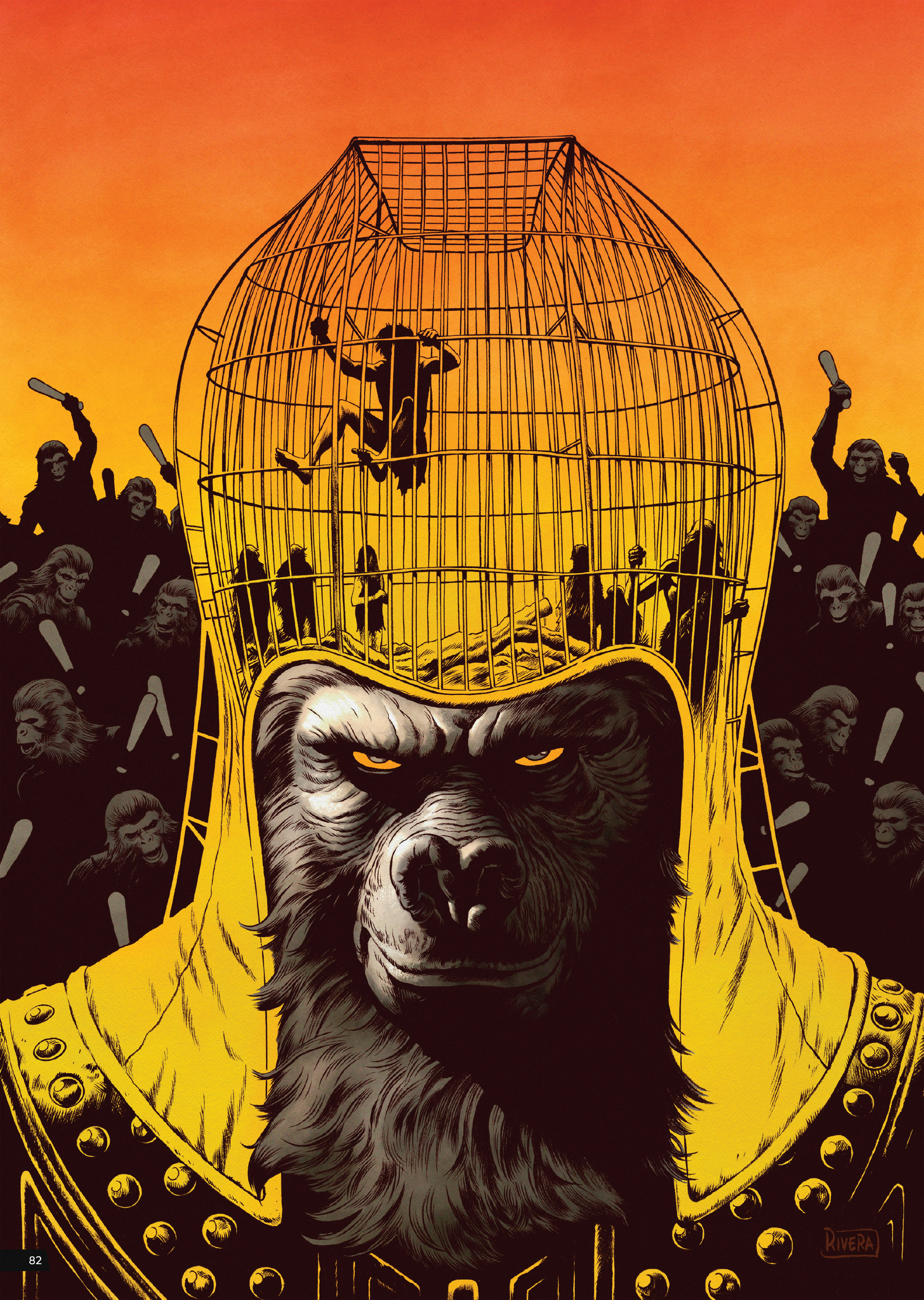 Read online Planet of the Apes Artist Tribute comic -  Issue # TPB - 82