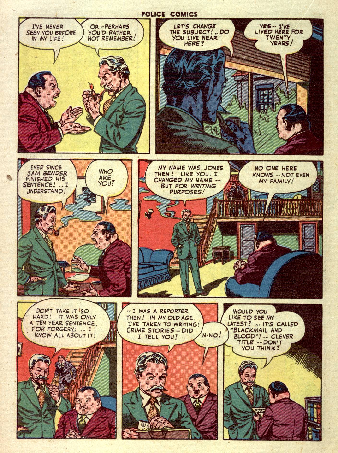 Read online Police Comics comic -  Issue #31 - 32