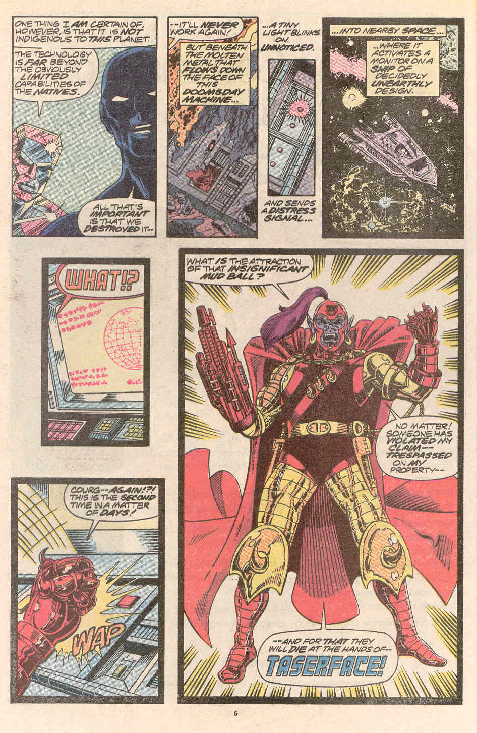 Read online Guardians of the Galaxy (1990) comic -  Issue #1 - 6