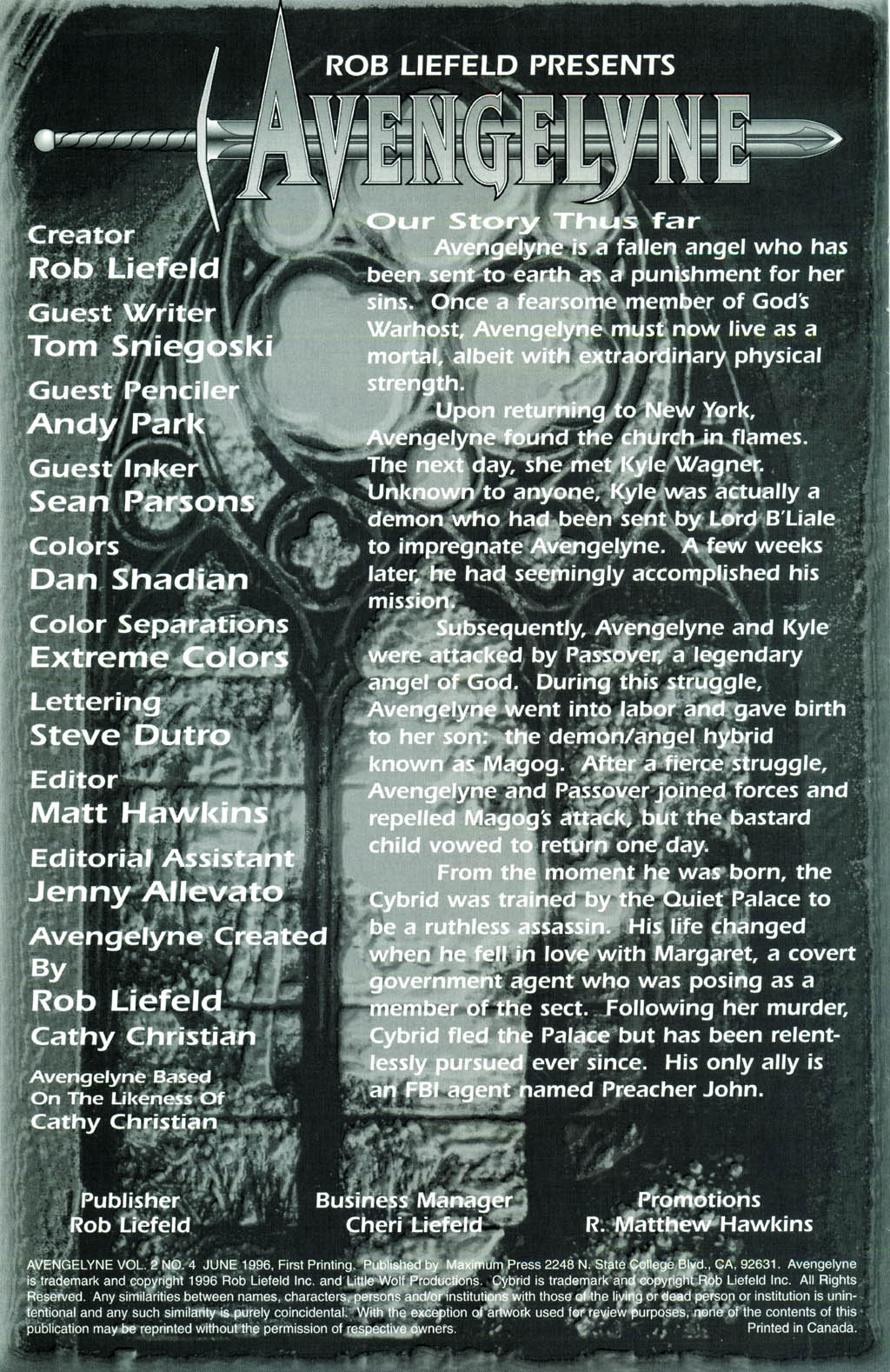 Read online Avengelyne (1996) comic -  Issue #4 - 2