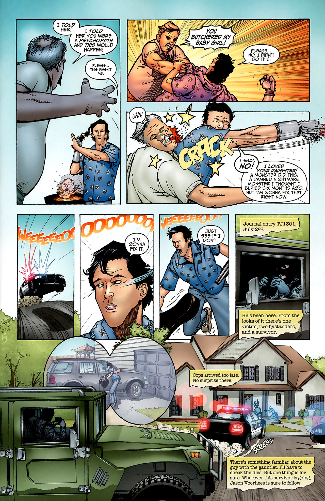 Read online Freddy vs. Jason vs. Ash: The Nightmare Warriors comic -  Issue #2 - 2