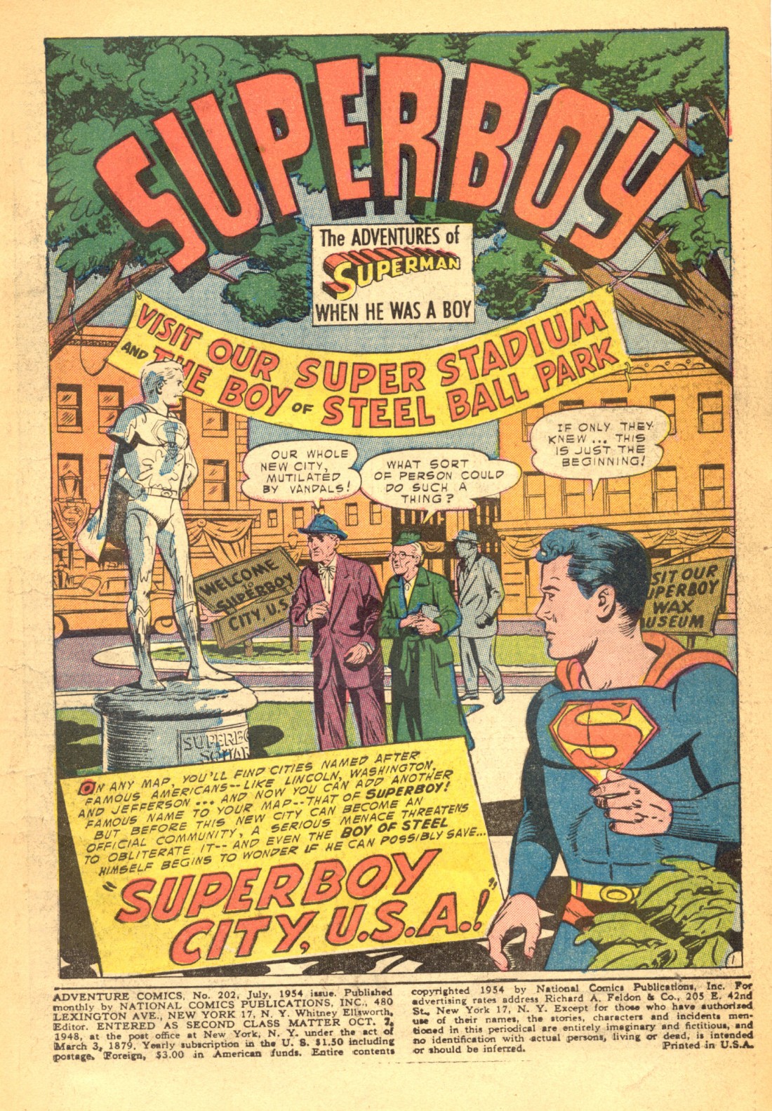 Adventure Comics (1938) issue 202 - Page 3