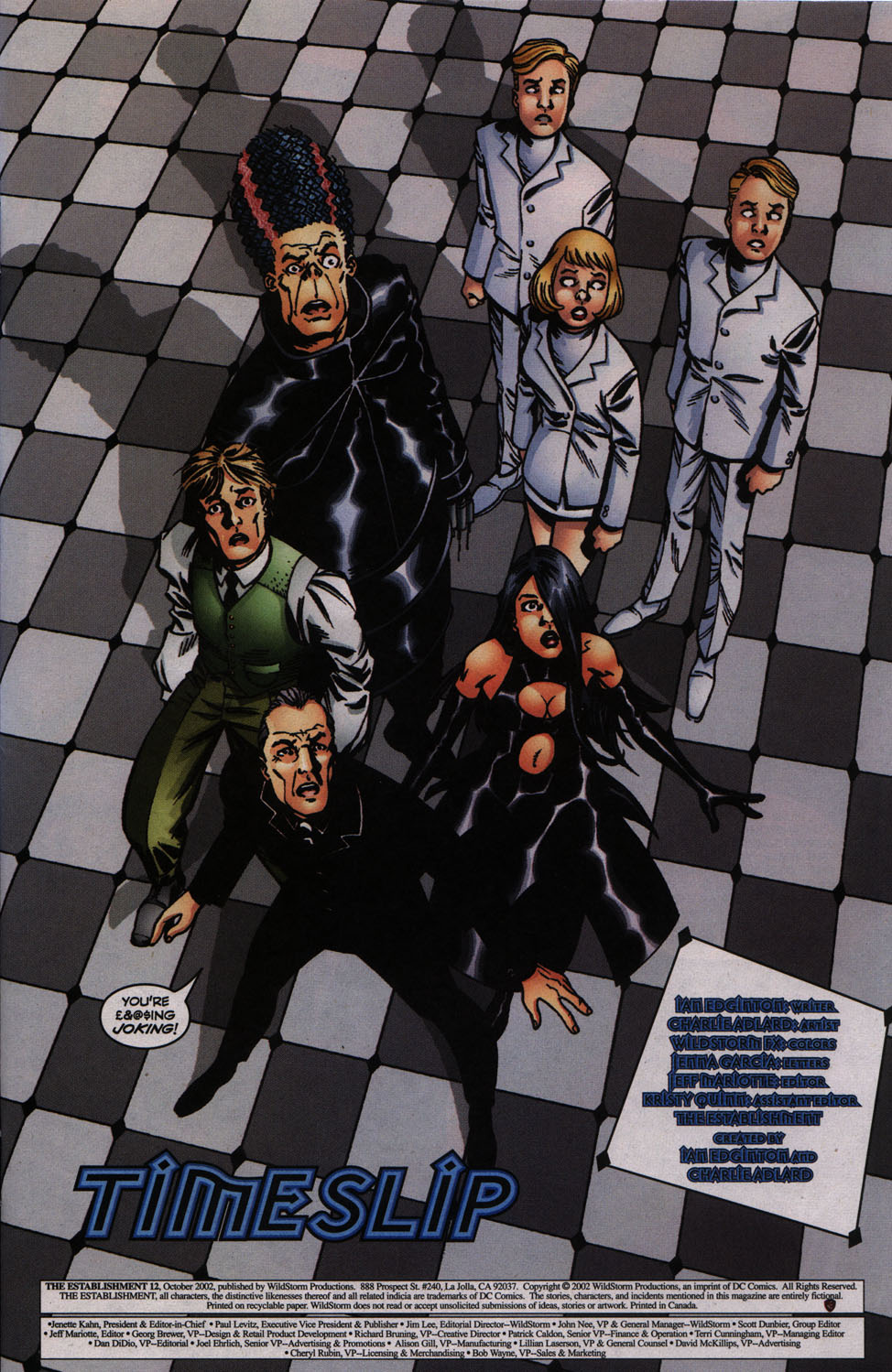 Read online The Establishment comic -  Issue #12 - 2