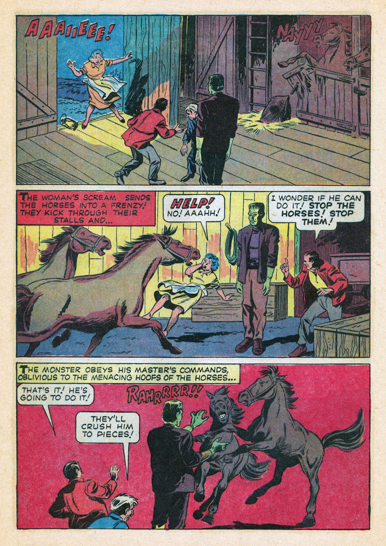 Read online Frankenstein (1964) comic -  Issue #1 - 24