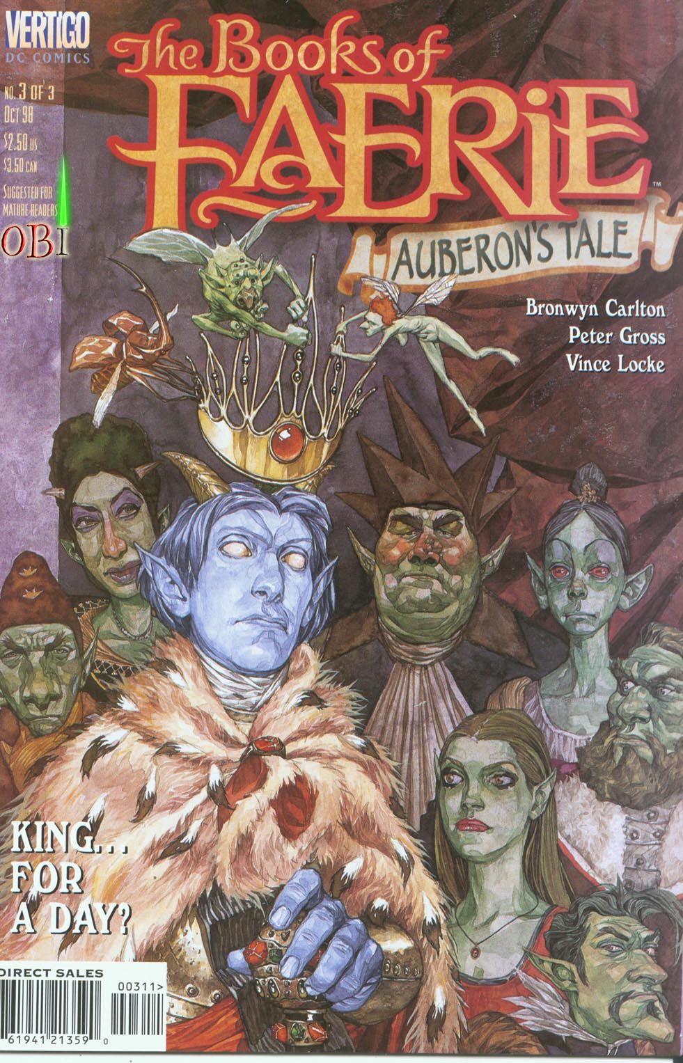 Read online The Books of Faerie: Auberon's Tale comic -  Issue #3 - 1