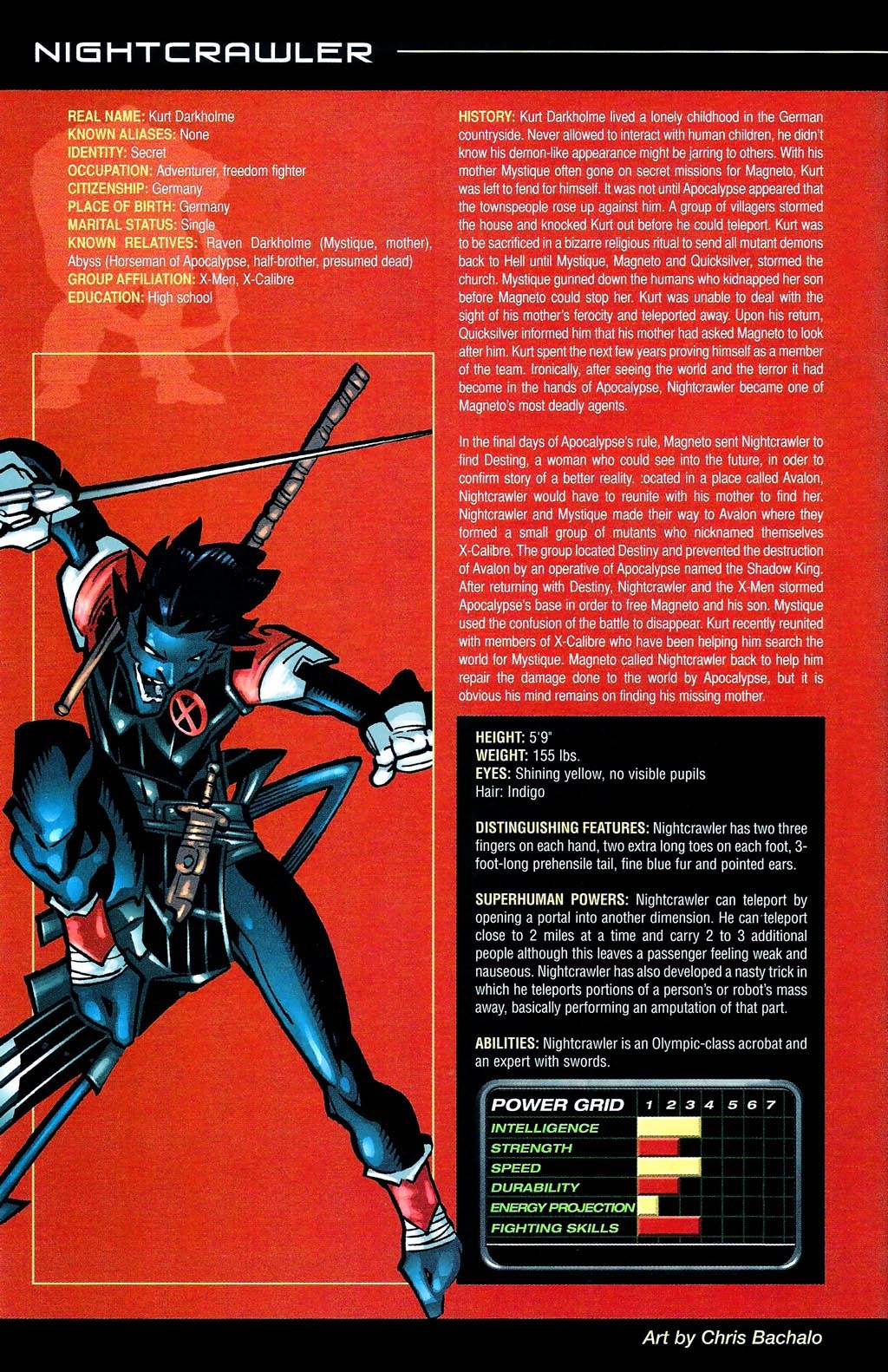 Read online Official Handbook of the Marvel Universe: X-Men Age of Apocalypse 2005 comic -  Issue # Full - 20