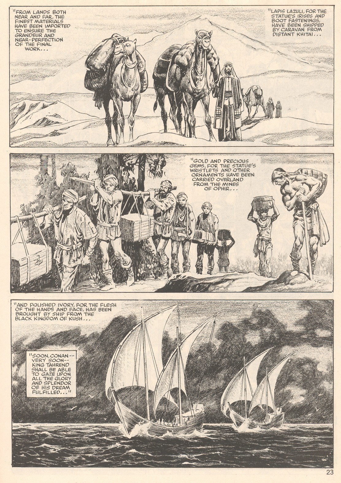 Read online The Savage Sword Of Conan comic -  Issue #80 - 23