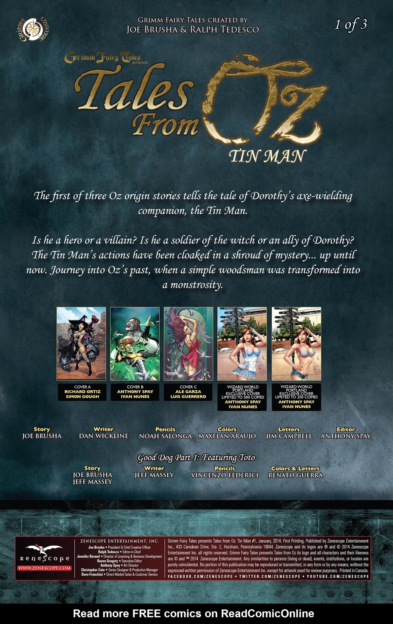 Read online Grimm Fairy Tales presents Tales from Oz comic -  Issue #1 - 2