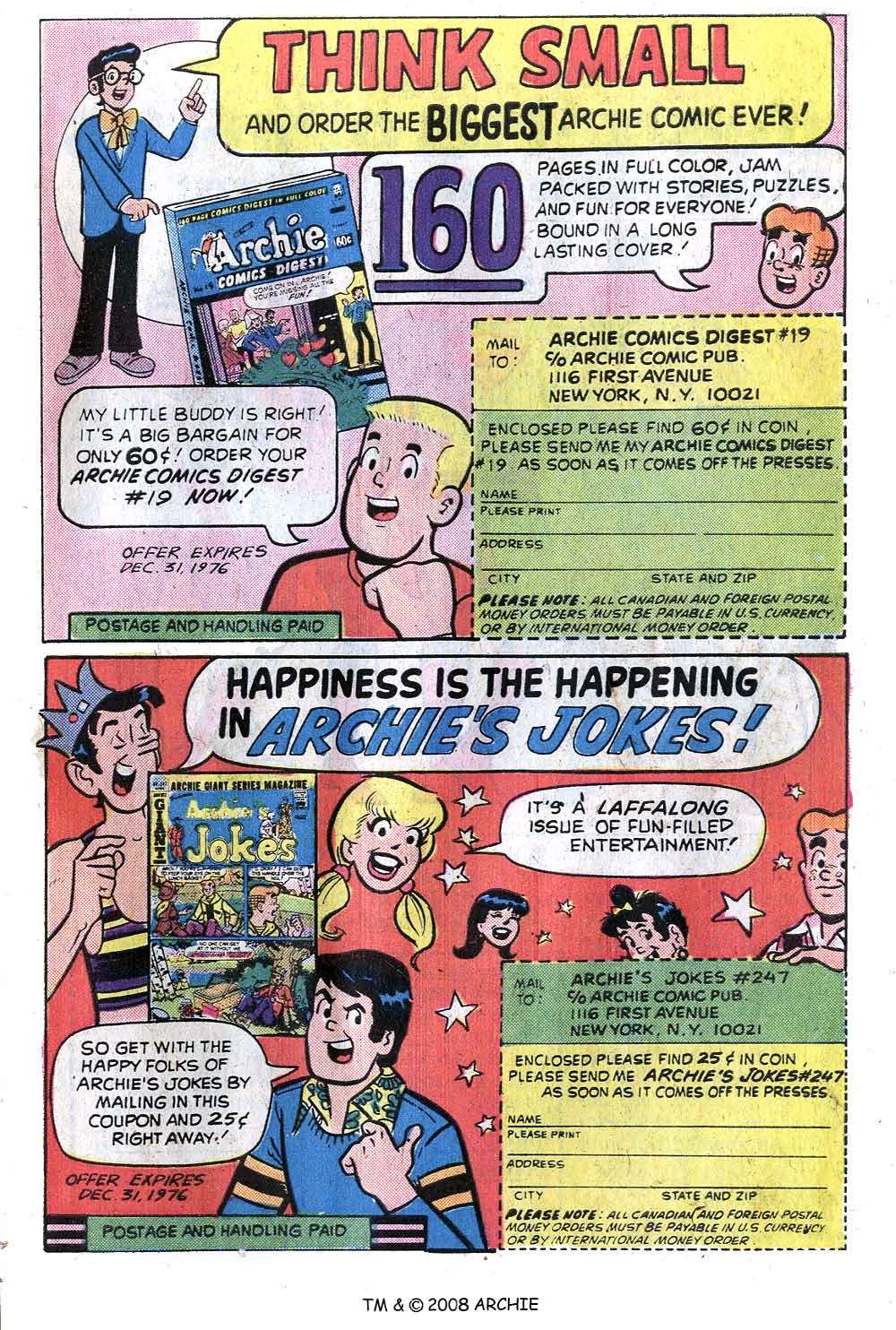 Read online Jughead (1965) comic -  Issue #254 - 27