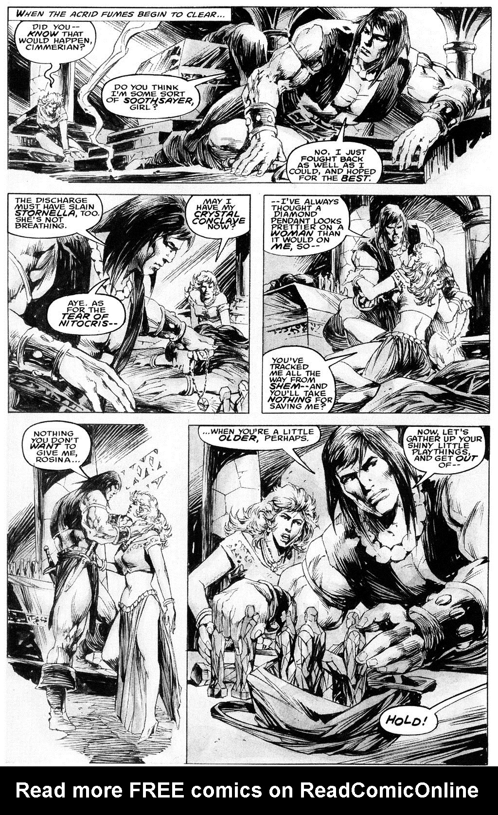 Read online The Savage Sword Of Conan comic -  Issue #216 - 42