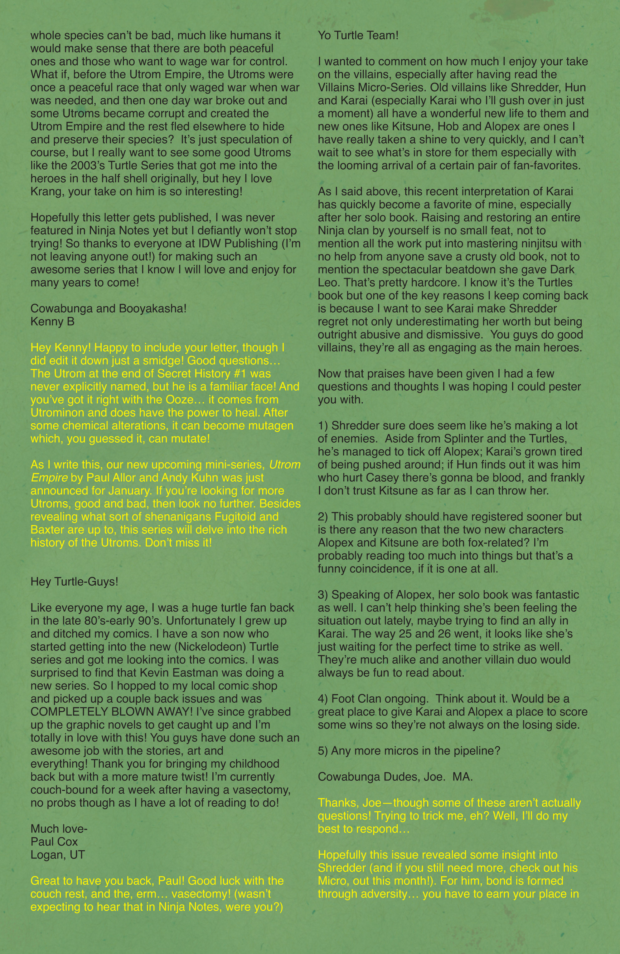Read online Teenage Mutant Ninja Turtles (2011) comic -  Issue #28 - 30