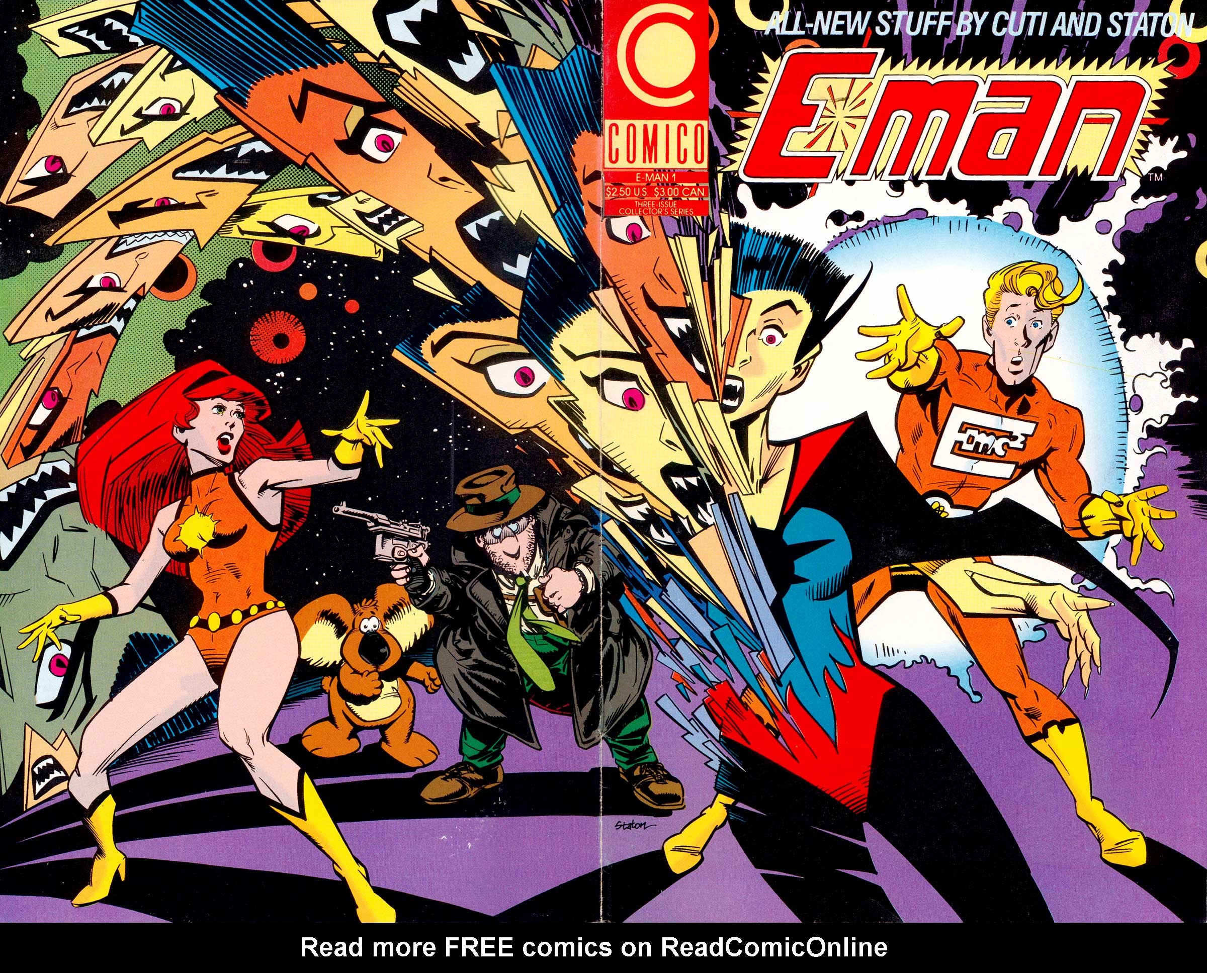 Read online E-Man (1989) comic -  Issue #1 - 2