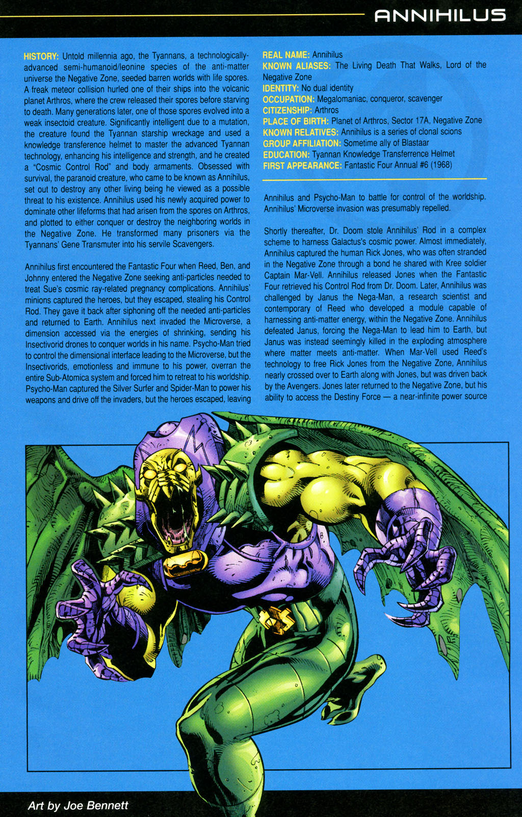 Read online Official Handbook of the Marvel Universe: Fantastic Four 2005 comic -  Issue # Full - 3