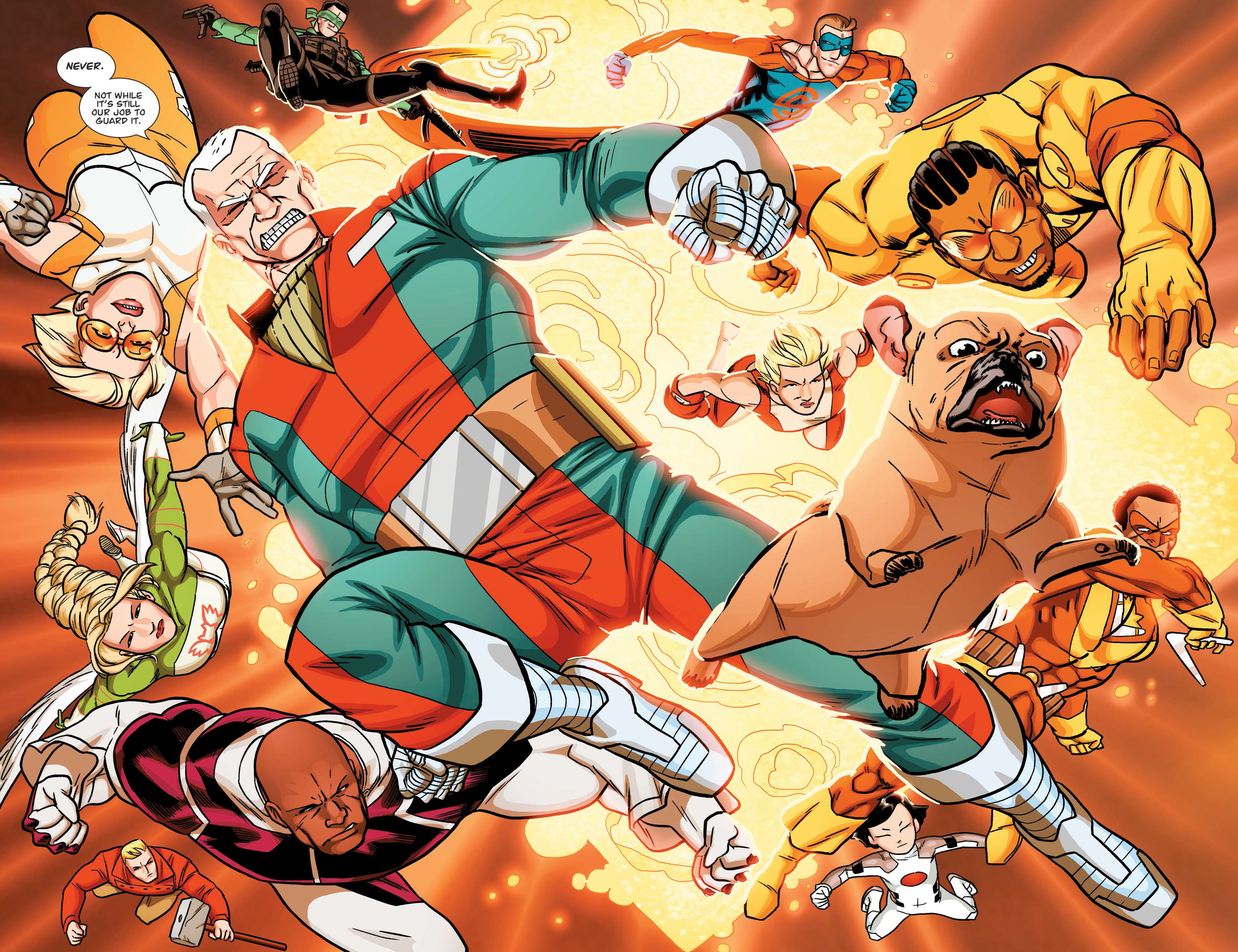 Read online Guarding the Globe (2010) comic -  Issue #6 - 4