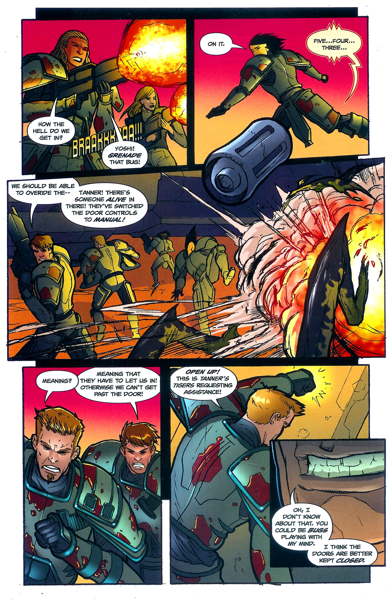 Read online Starship Troopers (2007) comic -  Issue #2 - 20