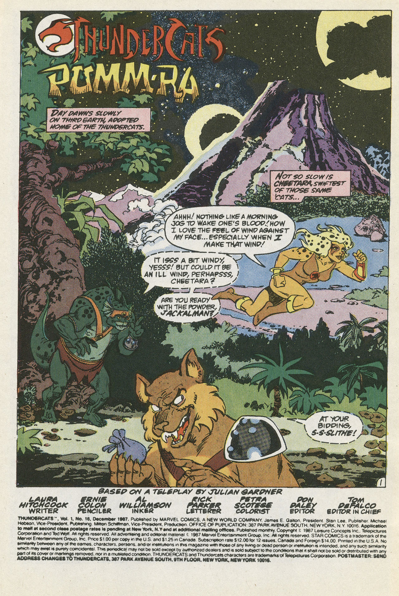 Read online ThunderCats (1985) comic -  Issue #18 - 3