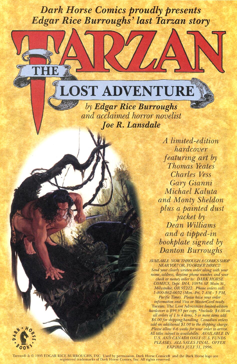Read online Tarzan (1996) comic -  Issue #7 - 10