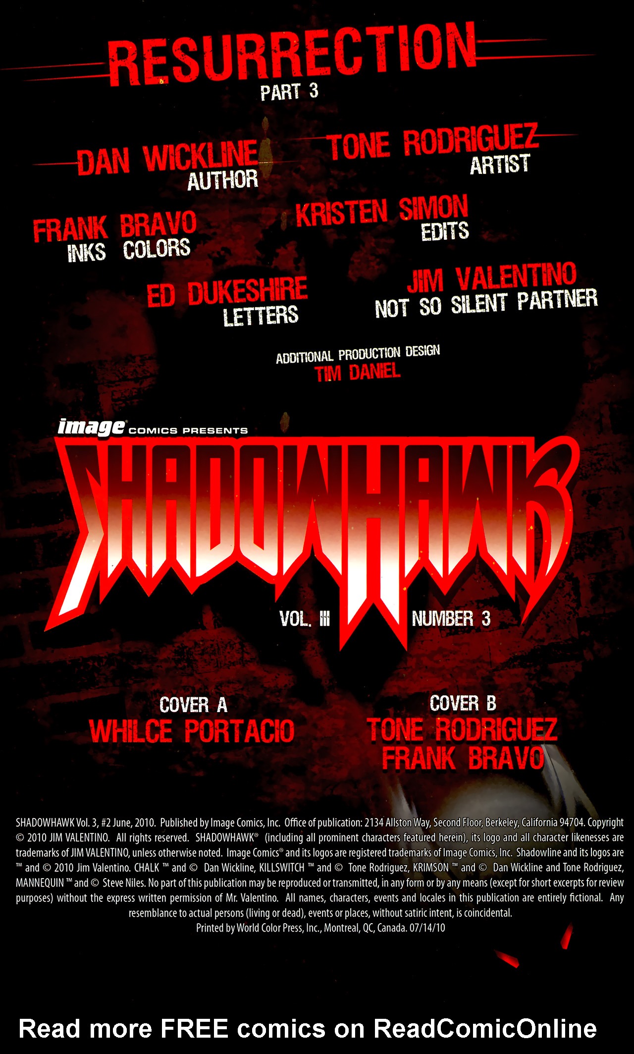Read online ShadowHawk (2010) comic -  Issue #3 - 3