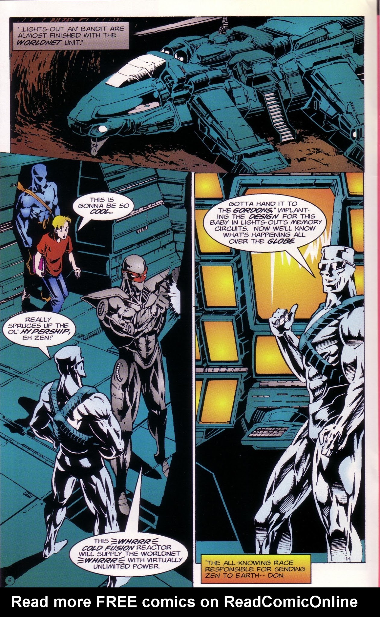 Read online Zen Intergalactic Ninja Color comic -  Issue #4 - 8