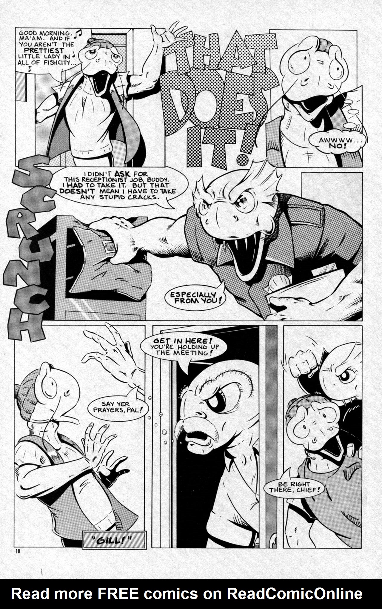 Read online The Fish Police comic -  Issue #7 - 12