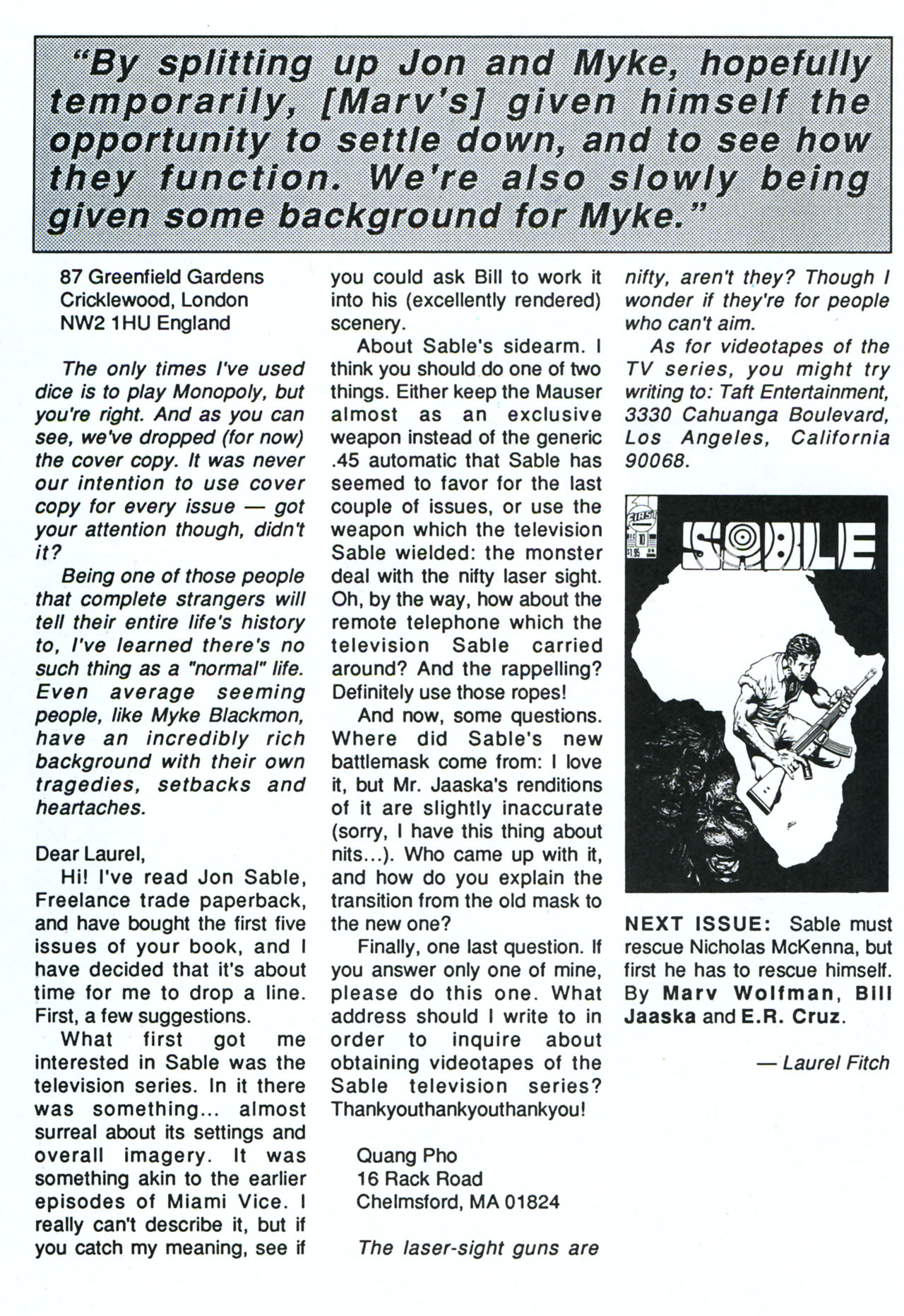 Read online Sable comic -  Issue #9 - 30