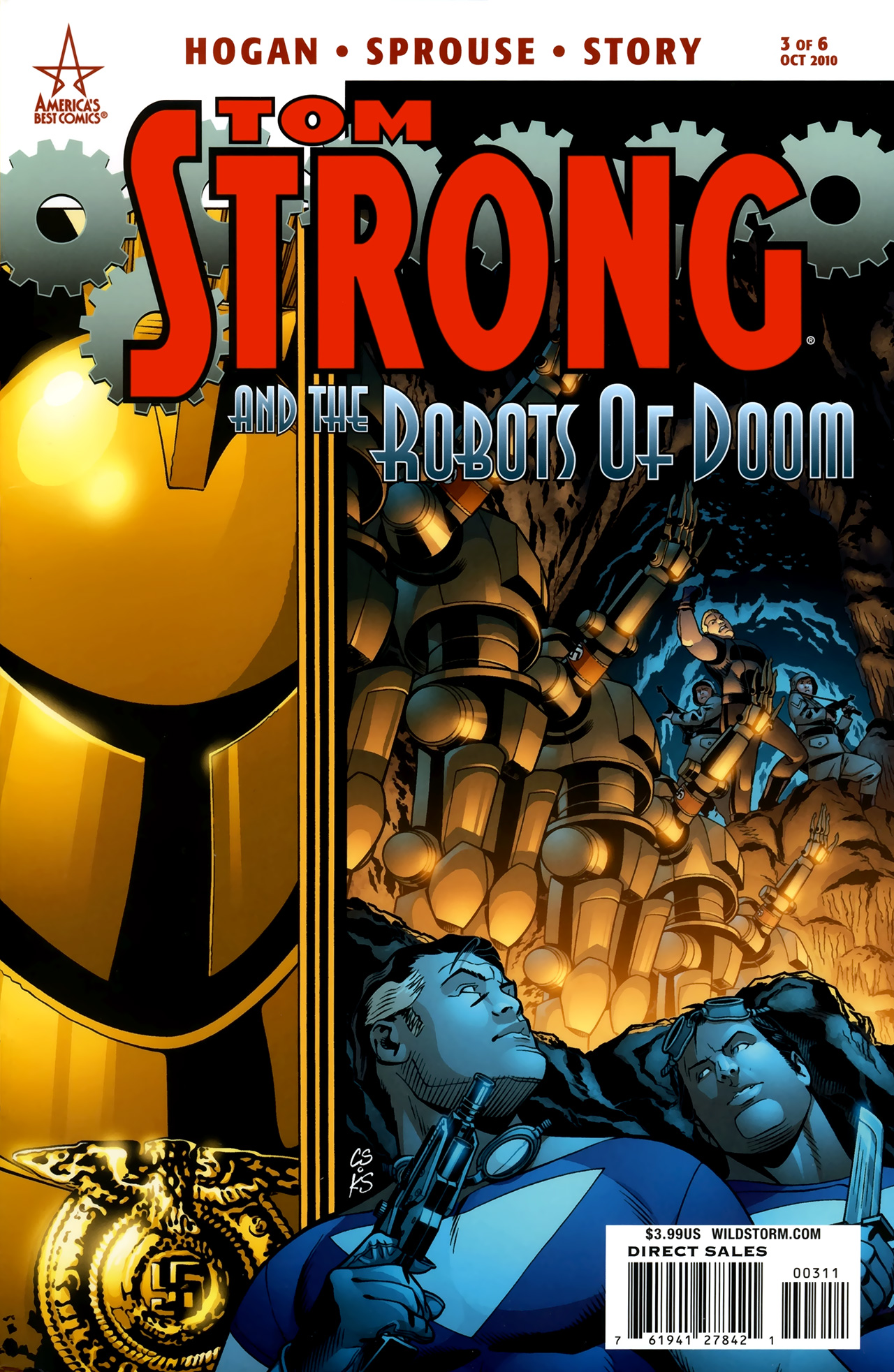 Read online Tom Strong and the Robots of Doom comic -  Issue #3 - 1