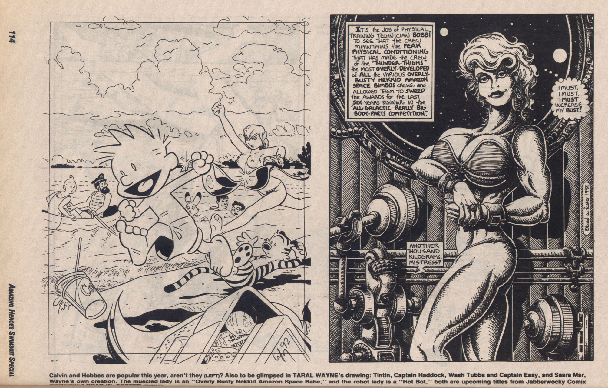 Read online Amazing Heroes Swimsuit Special comic -  Issue # TPB 3 - 113