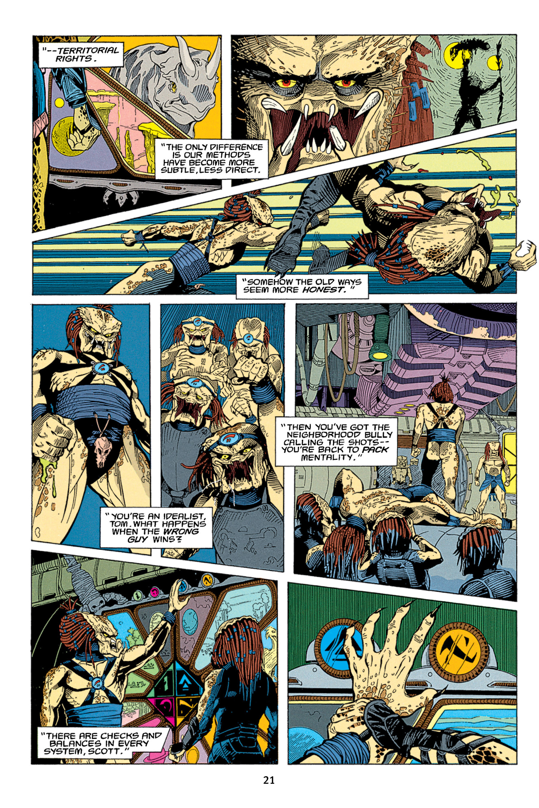 Read online Aliens vs. Predator Omnibus comic -  Issue # _TPB 1 Part 1 - 21
