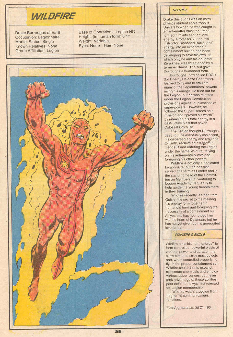 Read online Who's Who in the Legion of Super-Heroes comic -  Issue #7 - 30