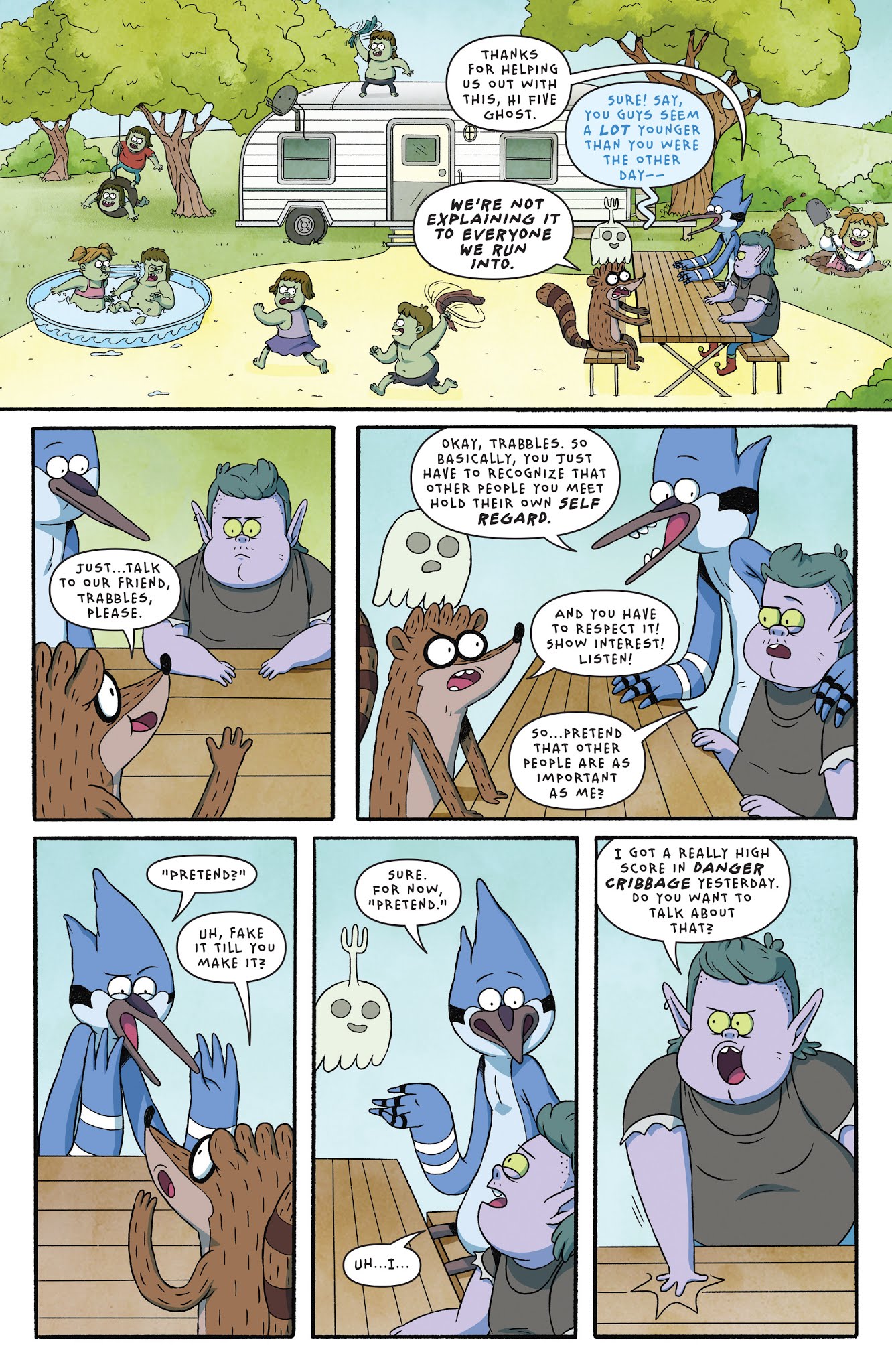 Read online Regular Show: 25 Years Later comic -  Issue #3 - 14