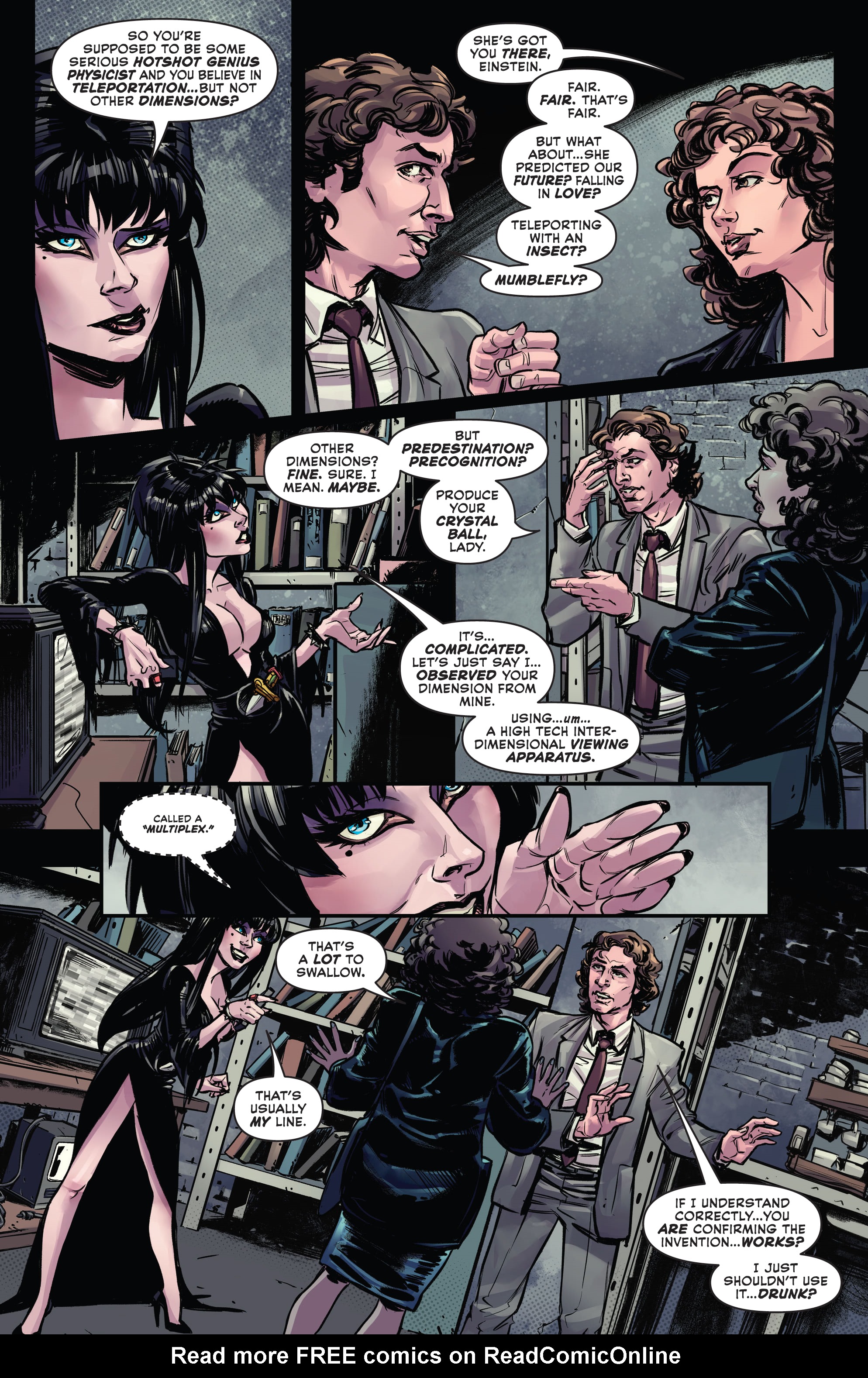 Read online Elvira in Horrorland comic -  Issue #5 - 9