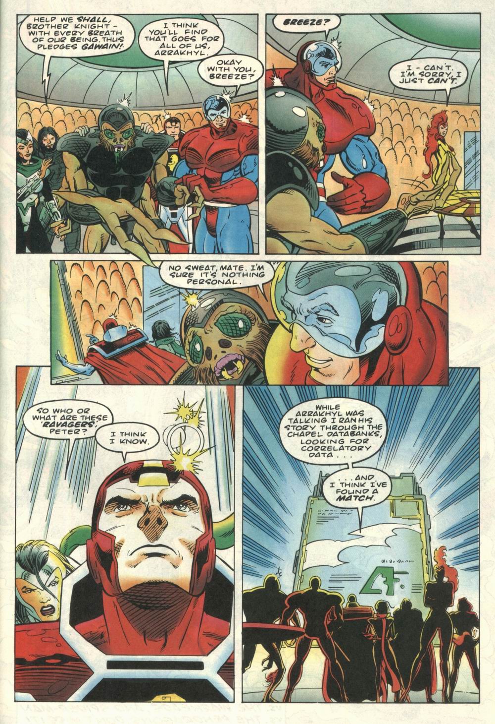 Read online Knights of Pendragon comic -  Issue #6 - 21