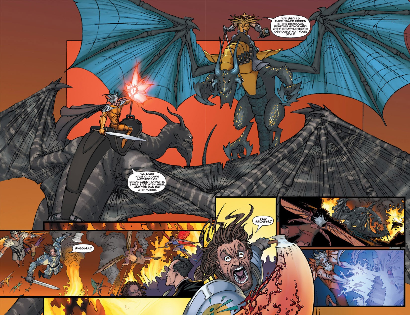 Read online Michael Turner's Soulfire: Shadow Magic comic -  Issue #5 - 13