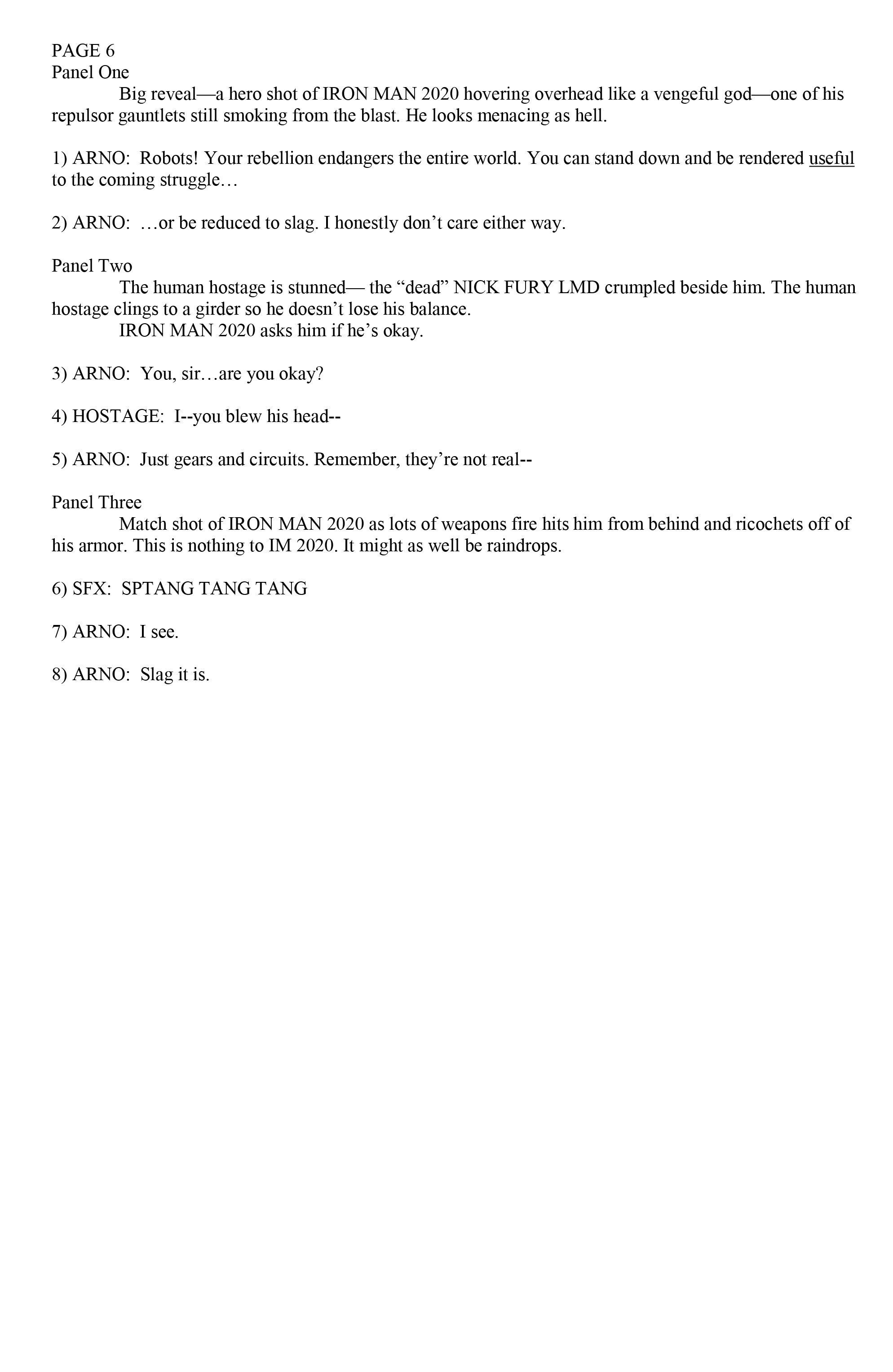 Read online Iron Man 2020 (2020) comic -  Issue # _Director's Cut - 45