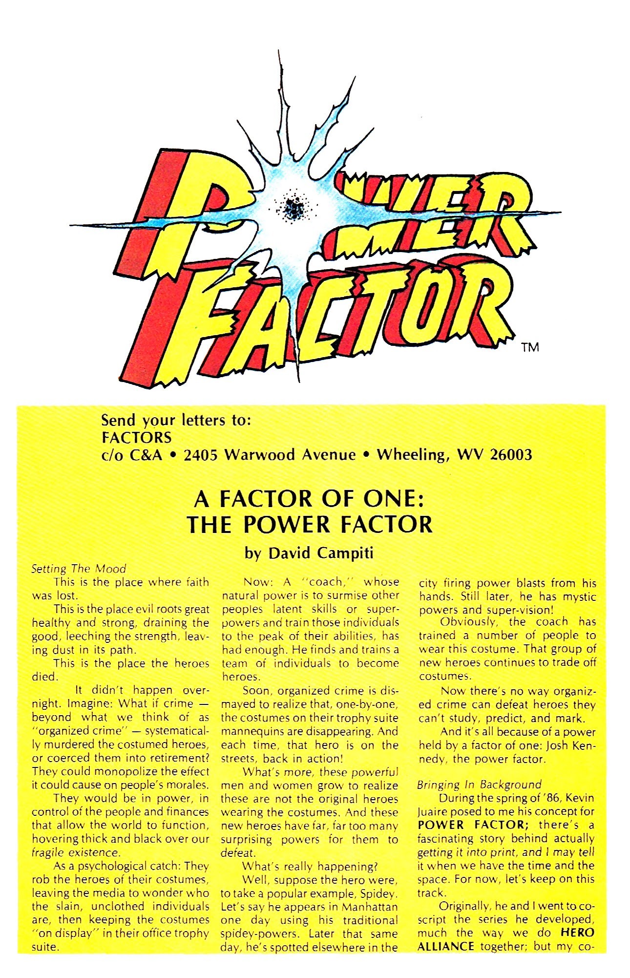 Read online Power Factor (1987) comic -  Issue # Full - 29