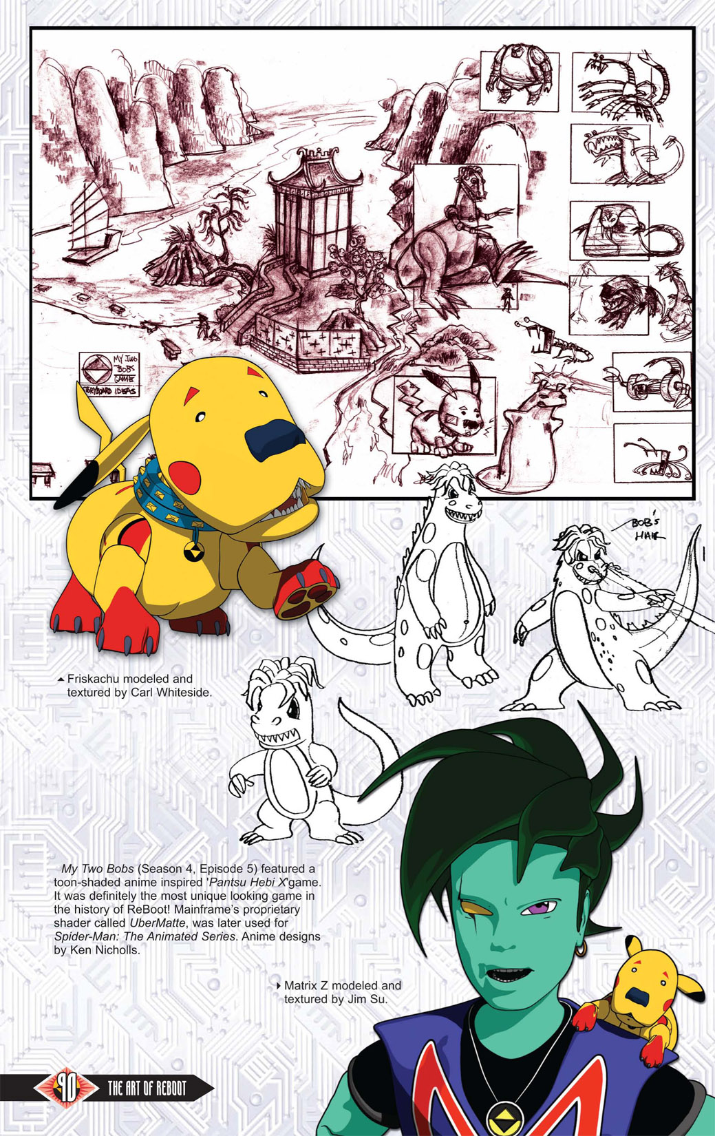 Read online The Art of Reboot comic -  Issue # TPB - 89