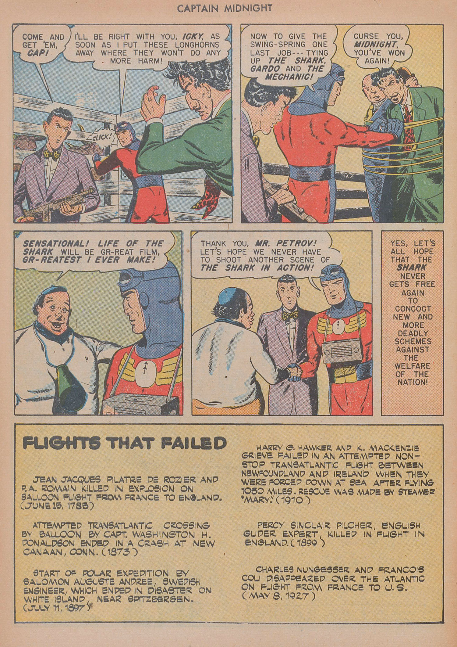 Read online Captain Midnight (1942) comic -  Issue #50 - 48