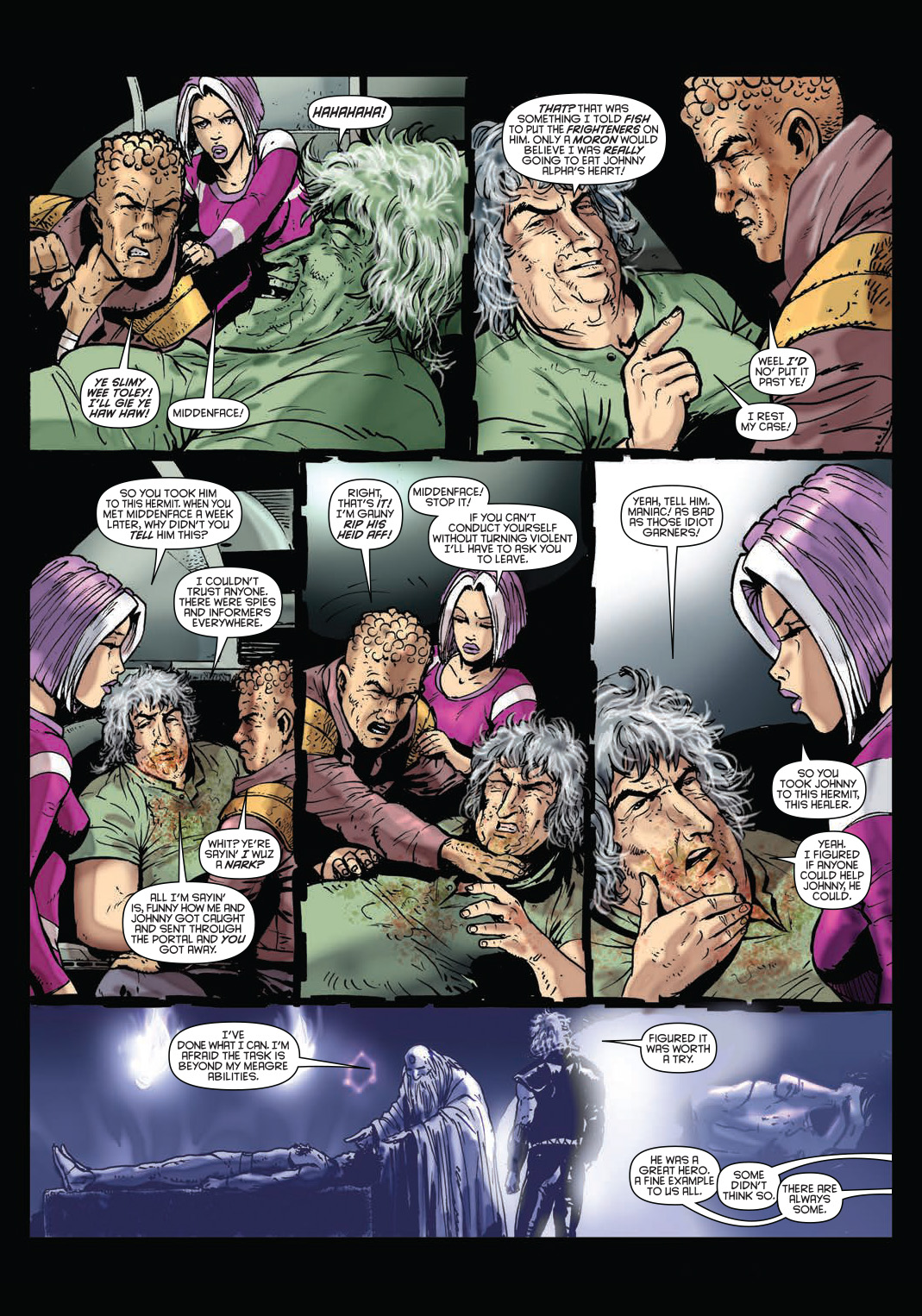 Read online Strontium Dog: The Life and Death of Johnny Alpha: The Project comic -  Issue # TPB - 41