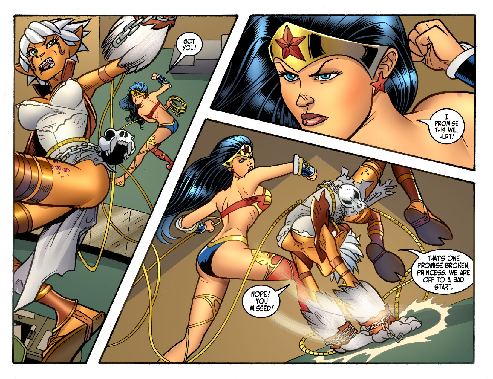 Read online Ame-Comi: Wonder Woman comic -  Issue #3 - 8